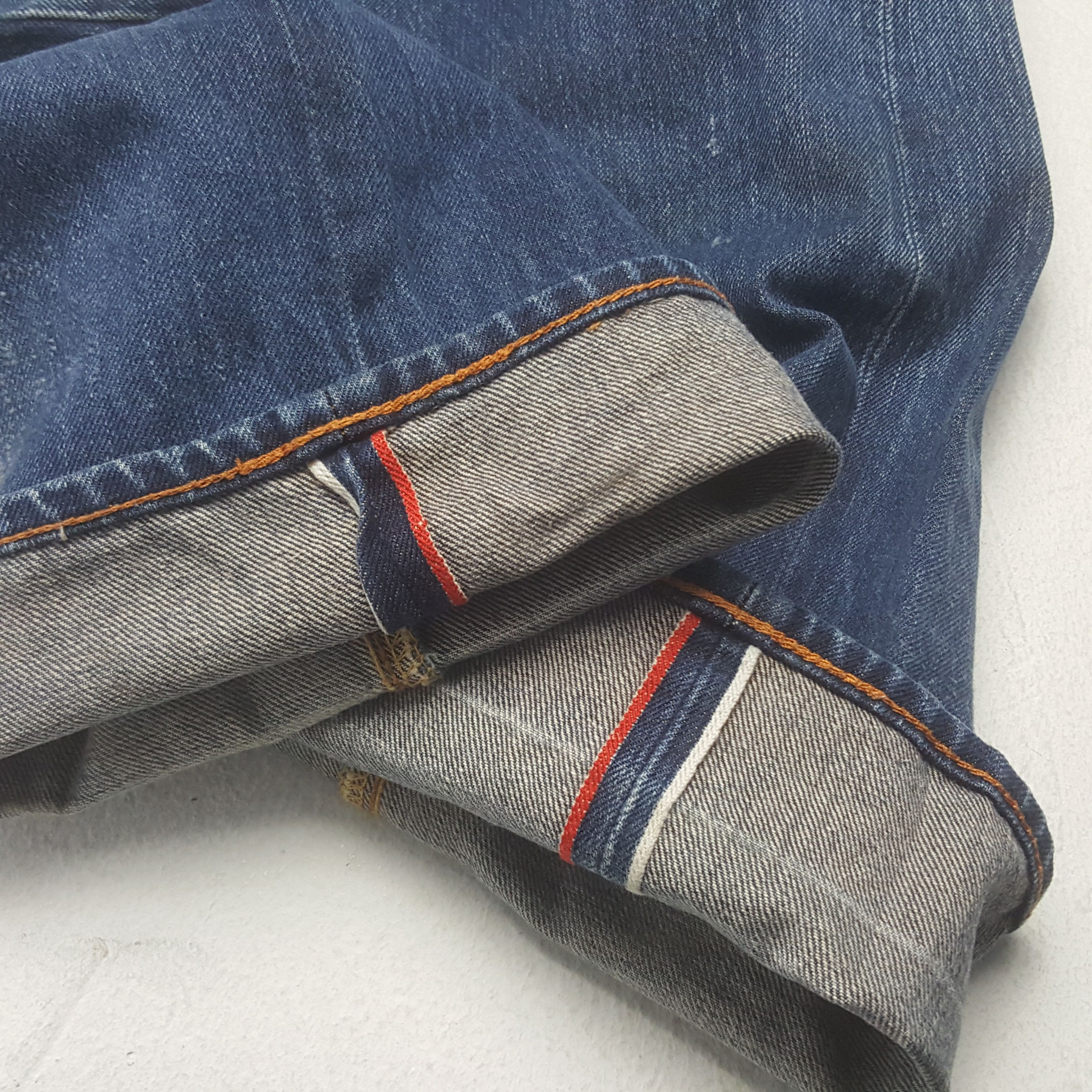 Evisu × Japanese Brand × Vintage Vintage Evisu Japan Selvedge Daicock Denim Jeans Size US 35 - 12 Thumbnail
