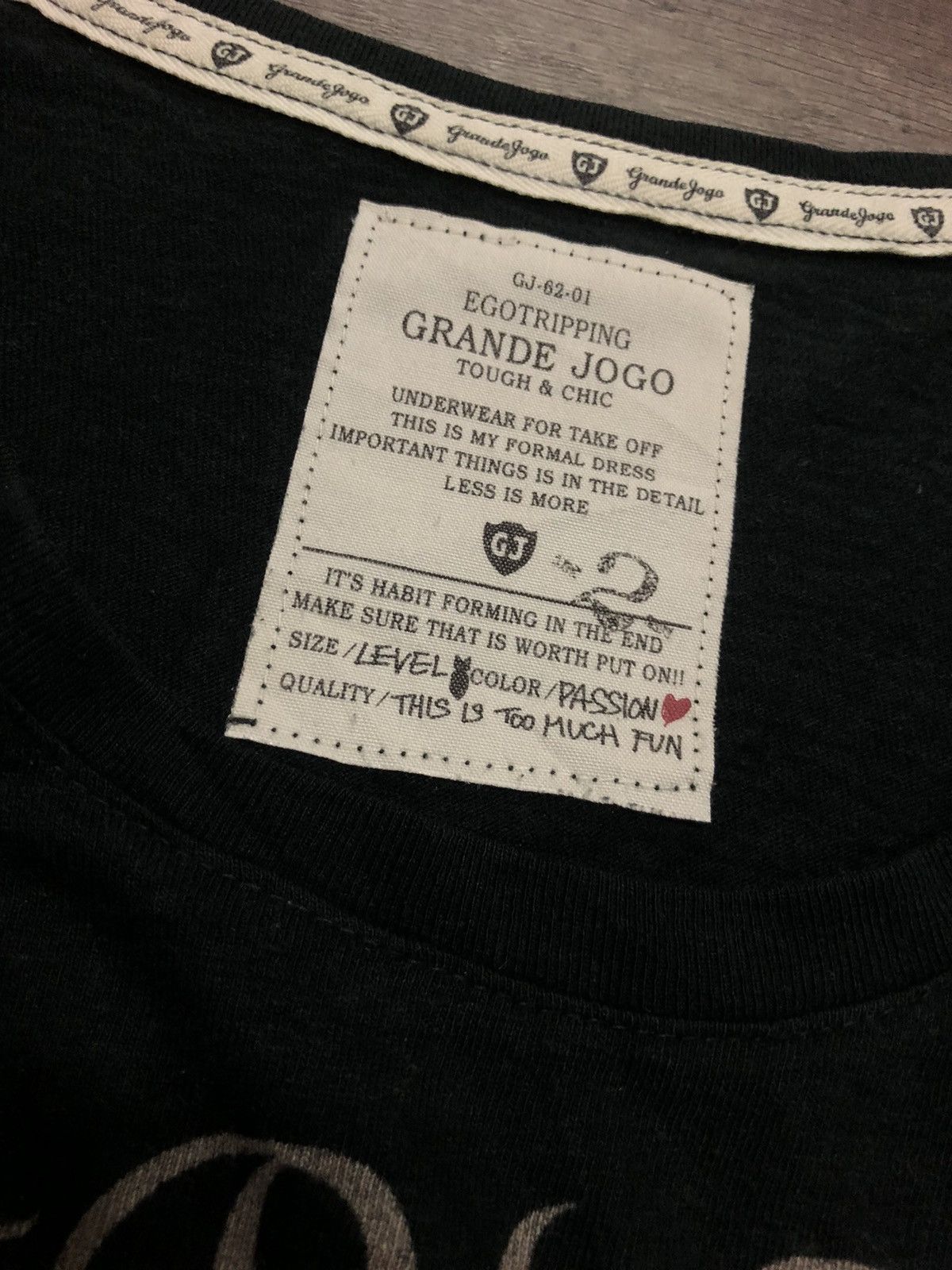 Ego Tripping × Japanese Brand Ego Tripping Grande Jogo Long Sleeve TShirt Size US M / EU 48-50 / 2 - 11 Thumbnail