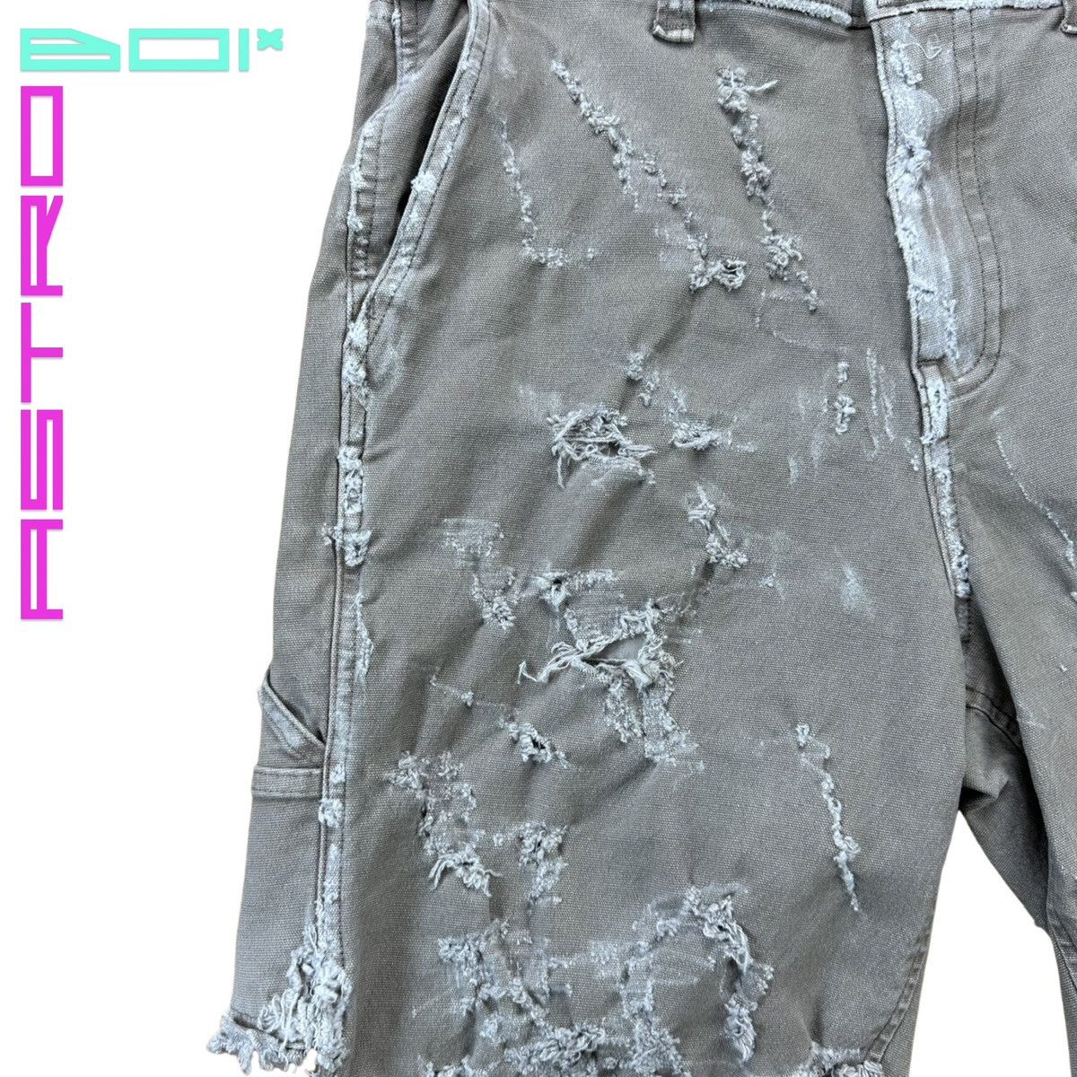 Abercrombie & Fitch ASTROBOI* A&F TAN DISTRESSED WORKWEAR SHORTS_30" Size US 30 / EU 46 - 3 Thumbnail