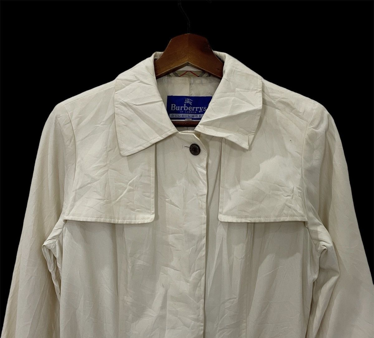 Burberry Vintage 90s Burberry’s Trench Coat Jacket Size L / US 10 / IT 46 - 4 Thumbnail