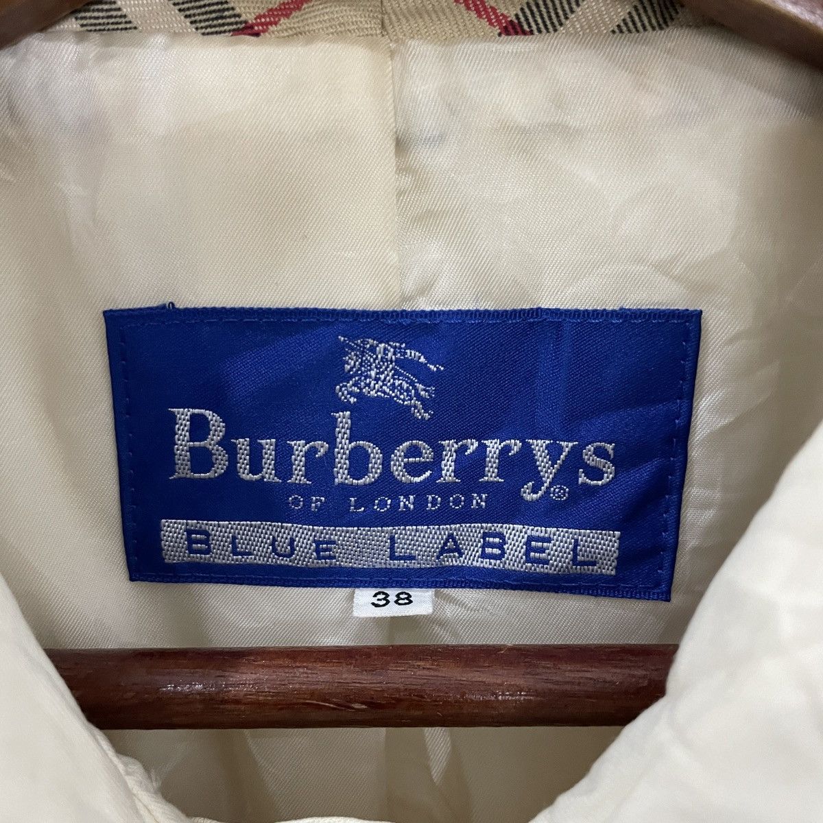 Burberry Vintage 90s Burberry’s Trench Coat Jacket Size L / US 10 / IT 46 - 5 Thumbnail