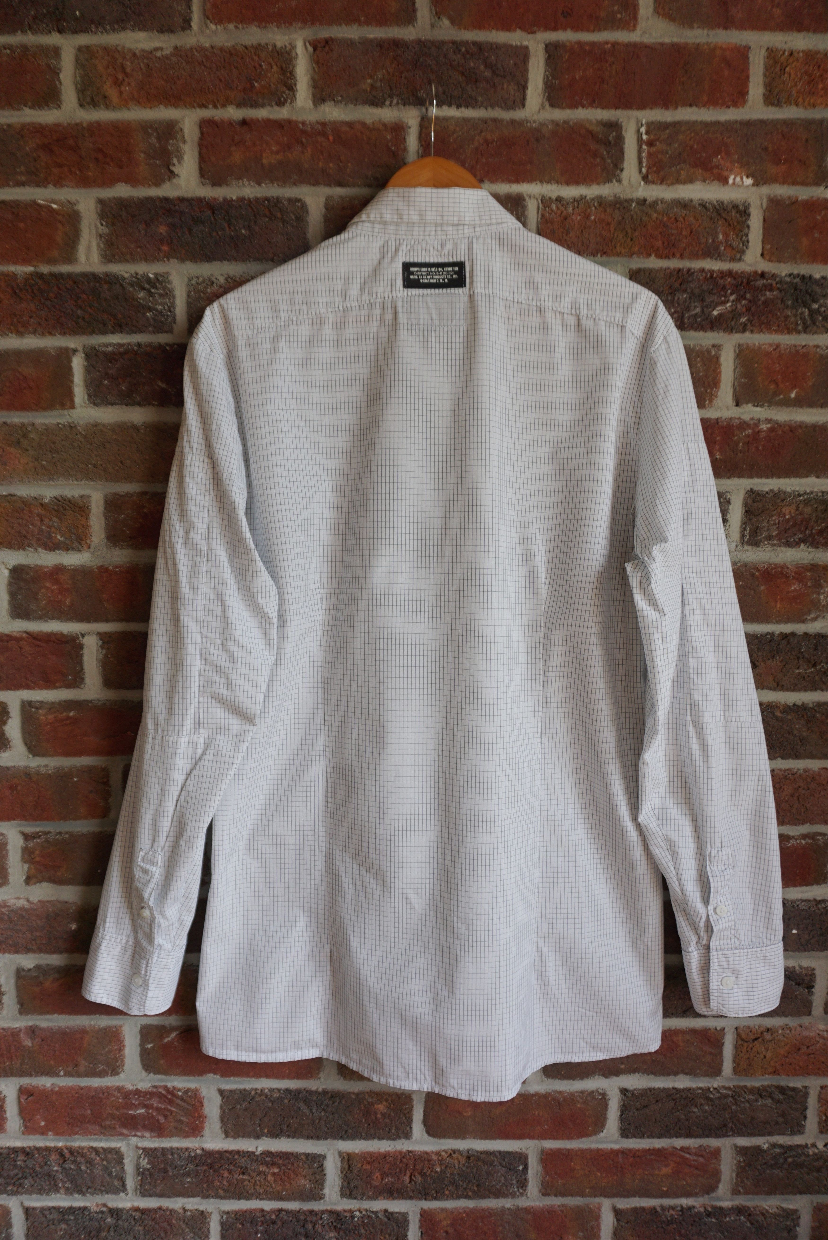 G-Star G-STAR Raw XXL 2XL checked shirt slim fit 3D casual denim Size US XXL / EU 58 / 5 - 2 Thumbnail