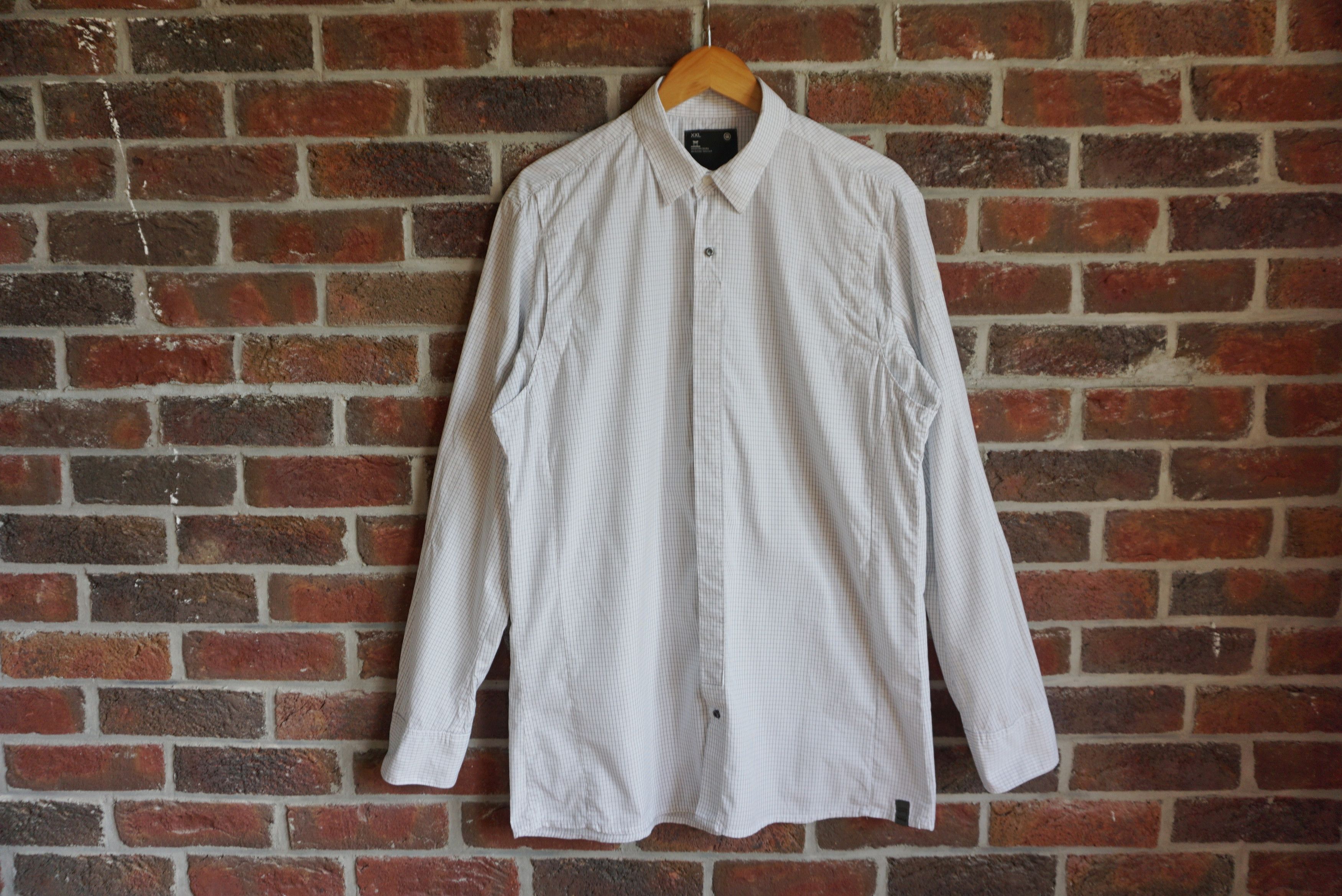 G-Star G-STAR Raw XXL 2XL checked shirt slim fit 3D casual denim Size US XXL / EU 58 / 5 - 1 Thumbnail