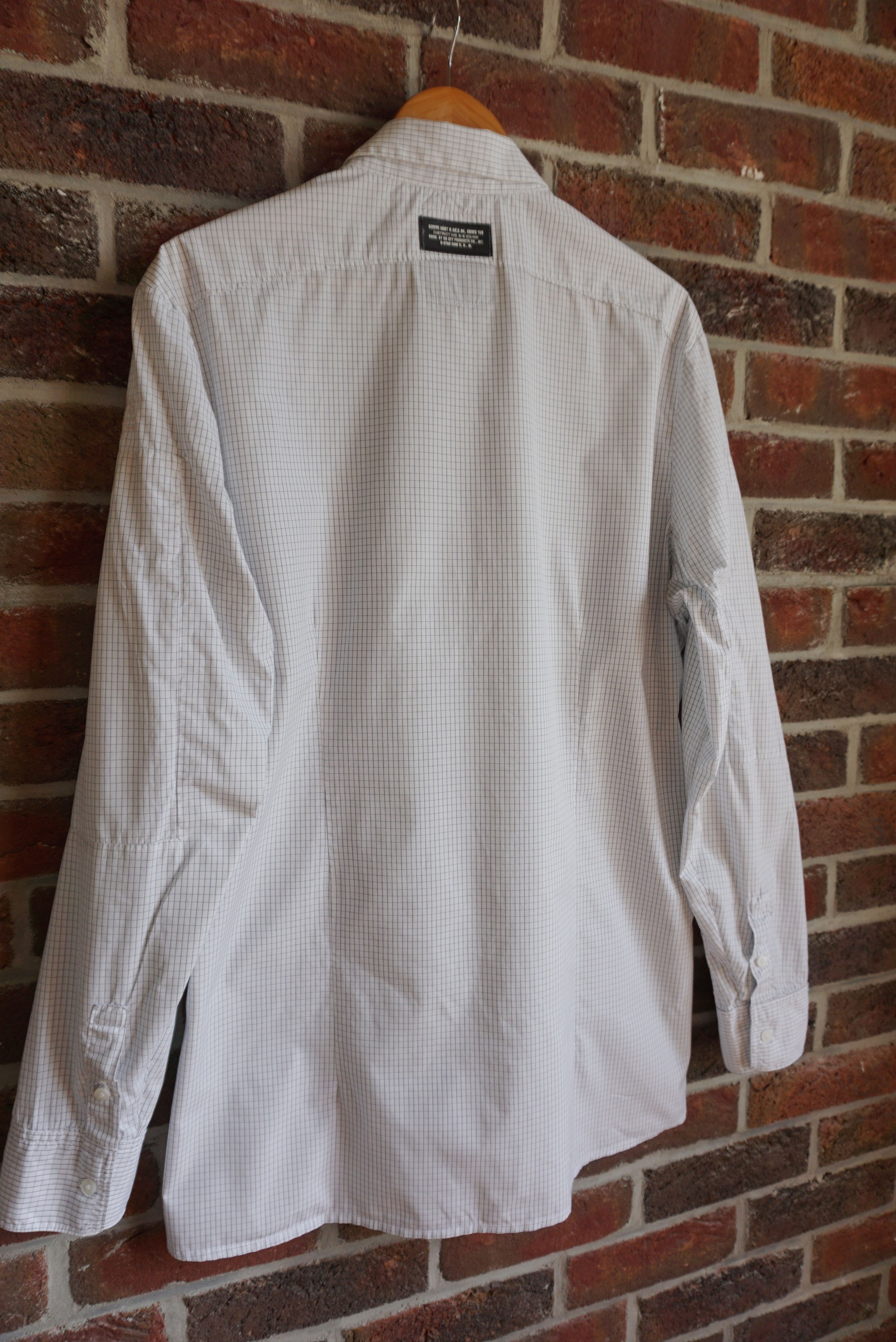G-Star G-STAR Raw XXL 2XL checked shirt slim fit 3D casual denim Size US XXL / EU 58 / 5 - 17 Thumbnail