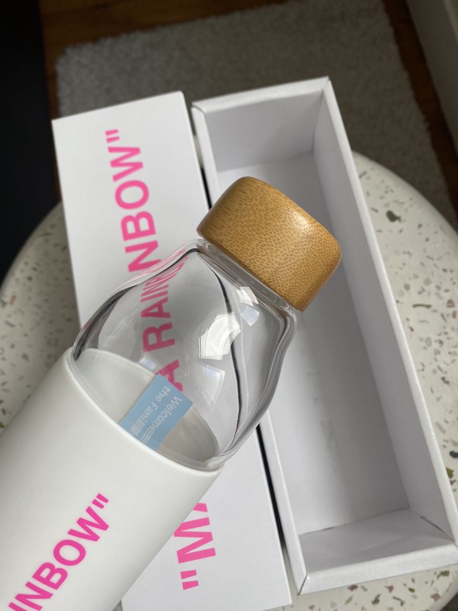Virgil Abloh PINK Bottle EVIAN by VIRGIL ABLOH SOMA Size ONE SIZE - 5 Thumbnail