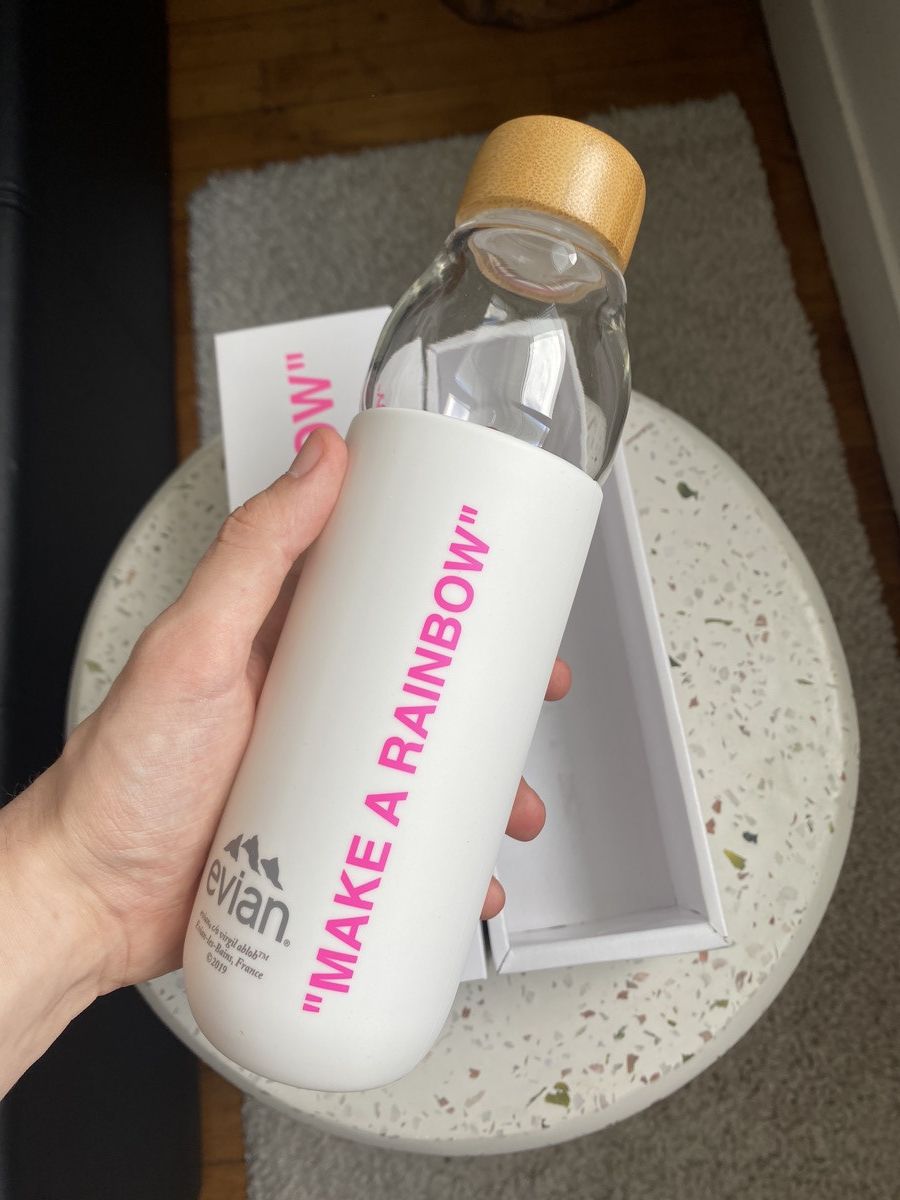 Virgil Abloh PINK Bottle EVIAN by VIRGIL ABLOH SOMA Size ONE SIZE - 4 Thumbnail