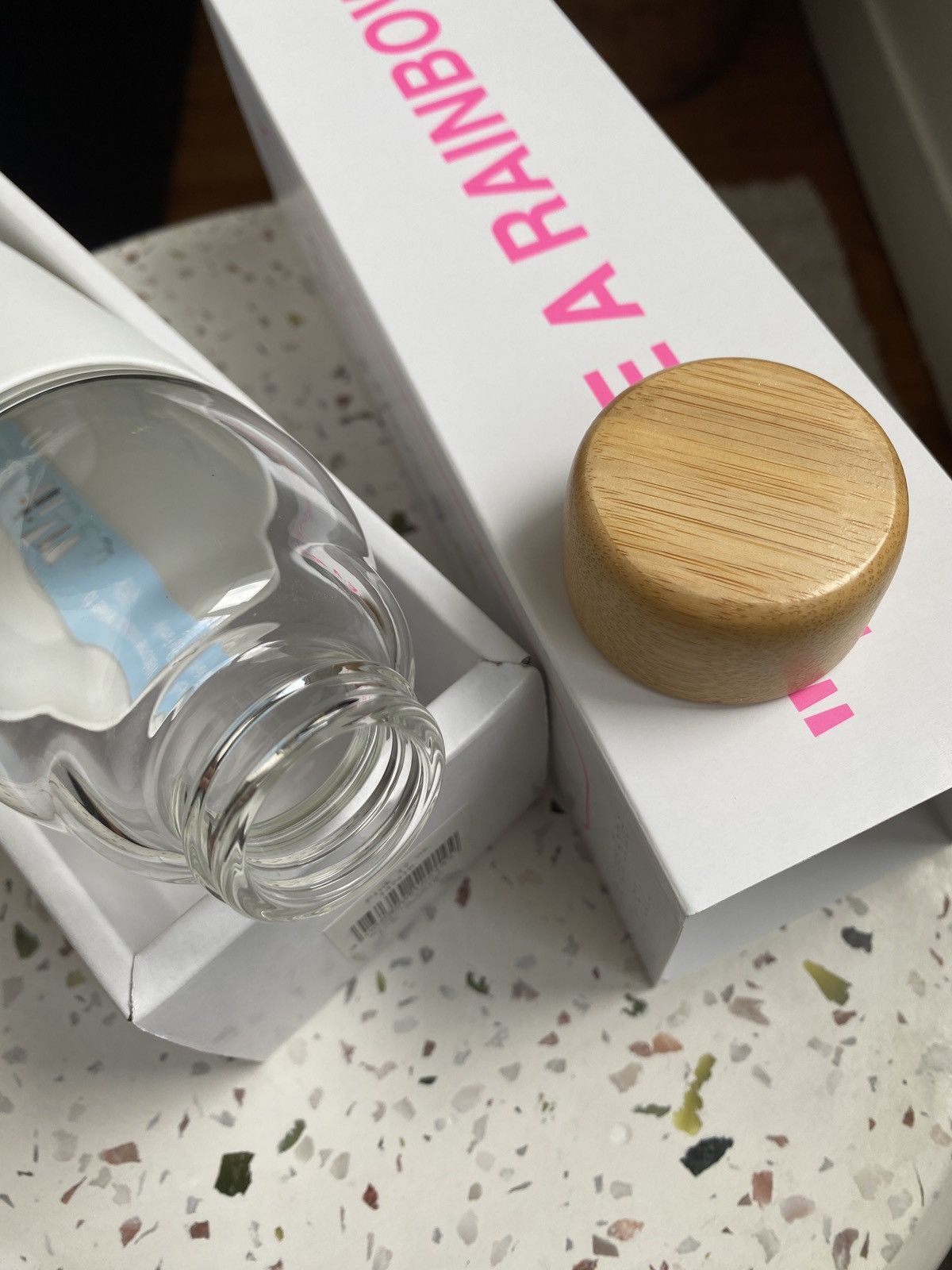 Virgil Abloh PINK Bottle EVIAN by VIRGIL ABLOH SOMA Size ONE SIZE - 6 Thumbnail