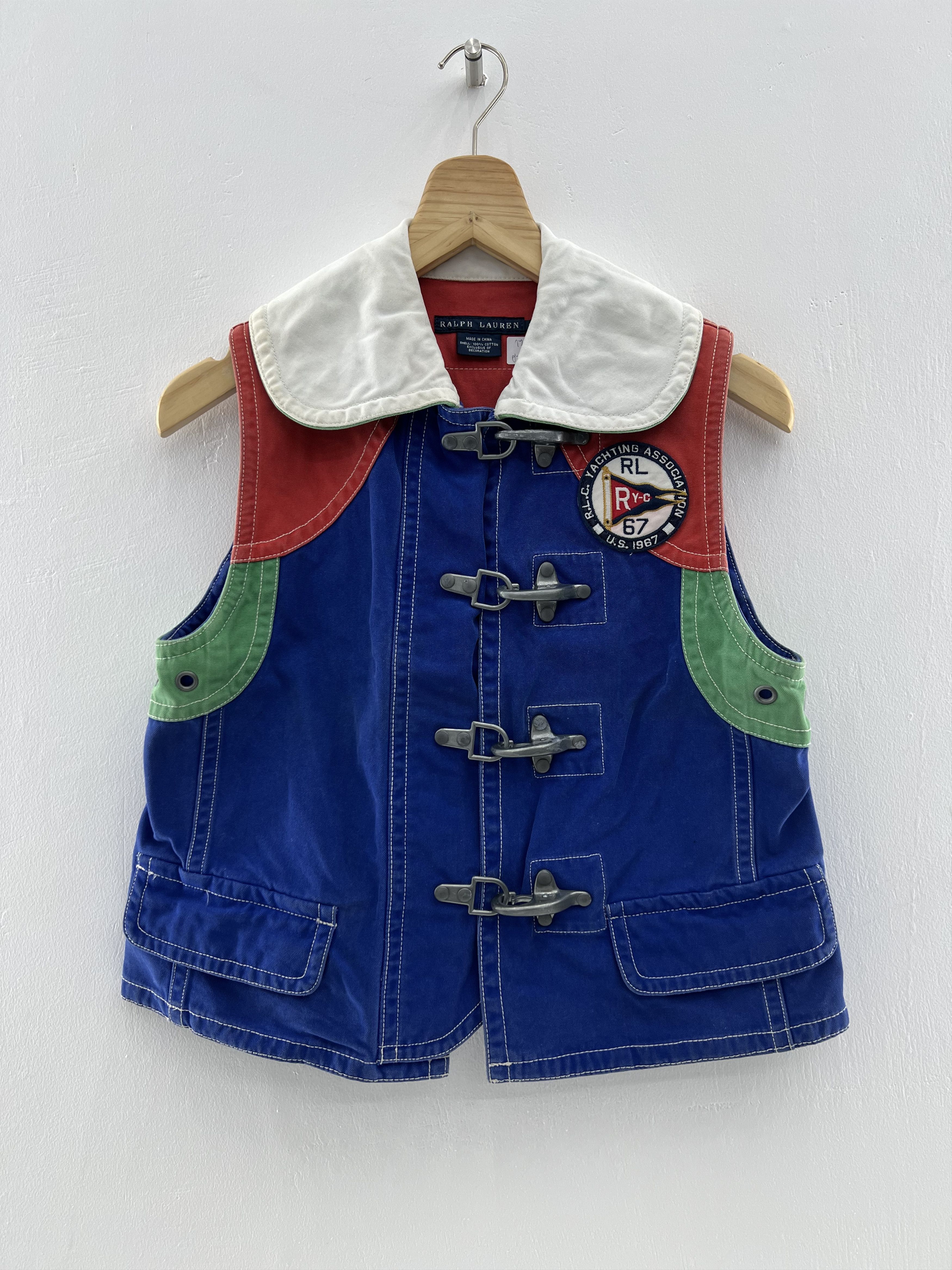 Vintage Ralph Lauren RL67 9RY-C Multicolor Vest (S) GTMPT058