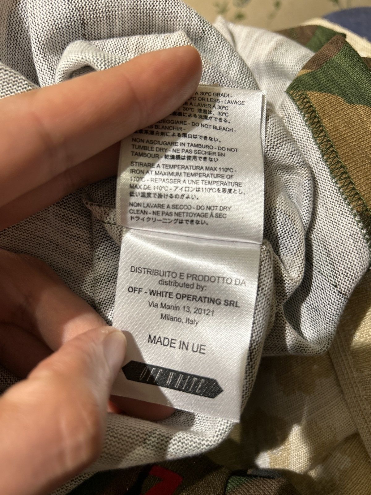 Off-White OFF-WHITE Camo tee size M brand new Size US M / EU 48-50 / 2 - 12 Thumbnail