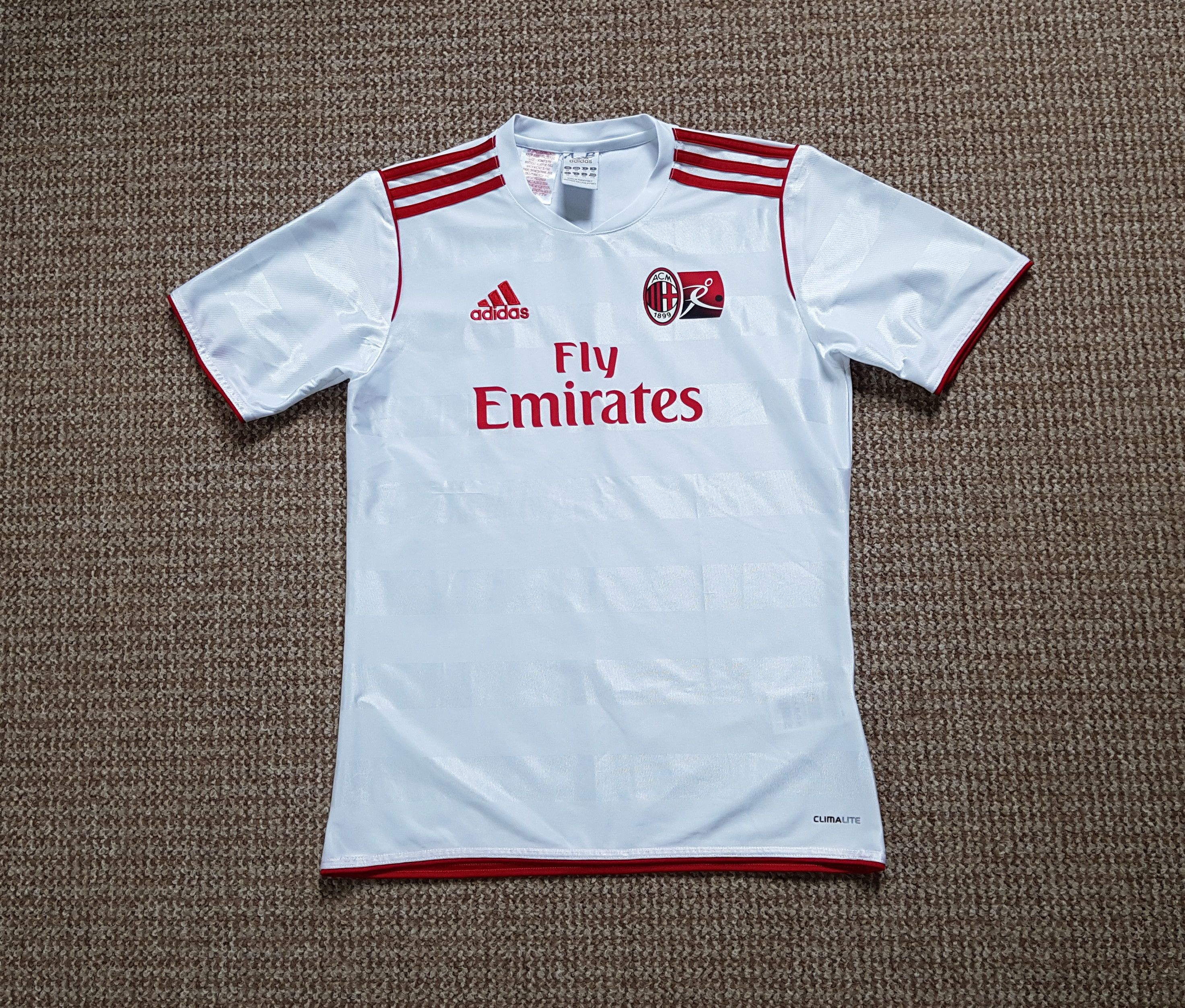 Adidas Milan AC 2011 Football Soccer Jersey Shirt Away Adidas Size US XS / EU 42 / 0 - 1 Thumbnail