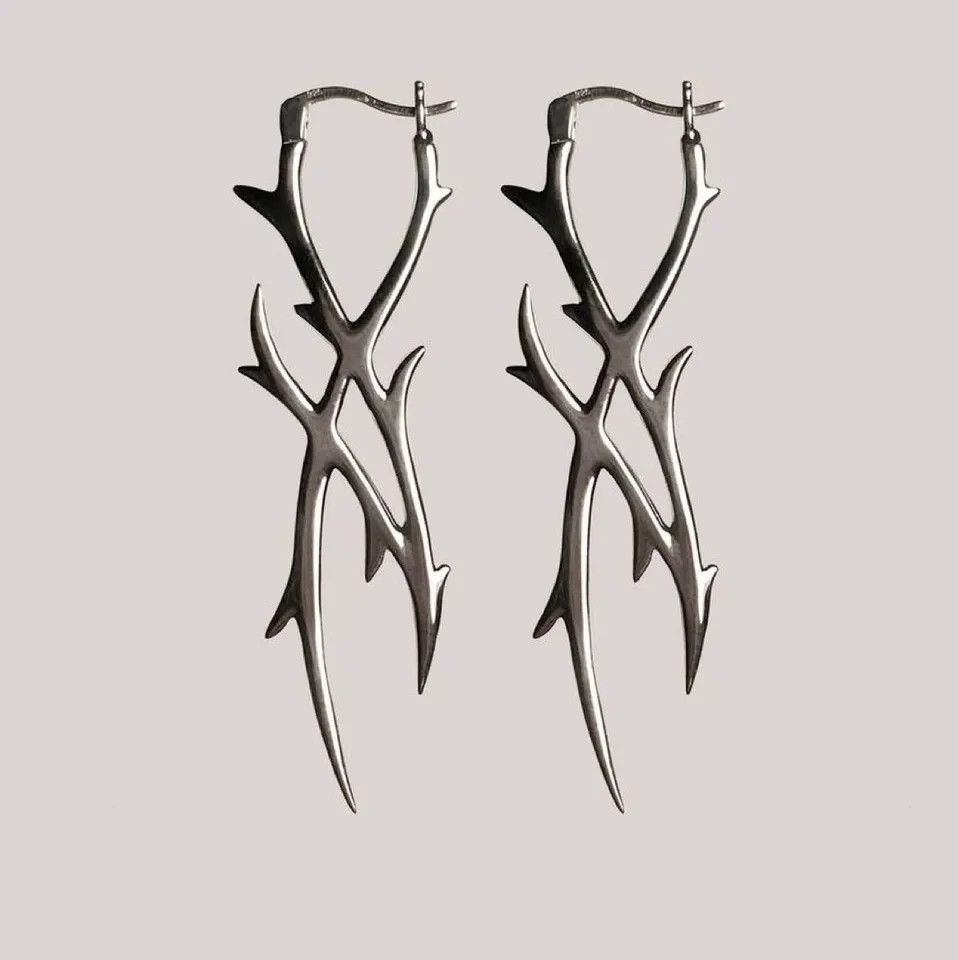 Jewelry 2PCS Thorns Pendant Earrings Size ONE SIZE - 3 Thumbnail