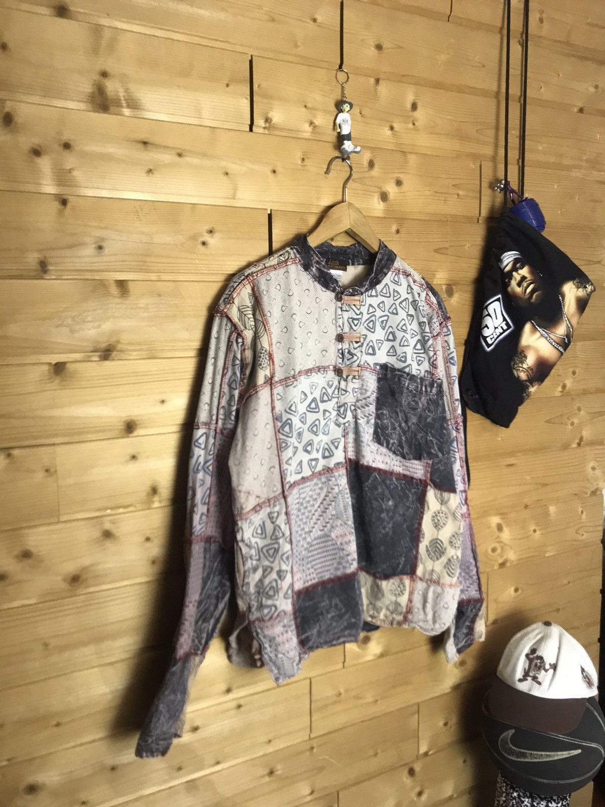 Vintage Vintage Little Kathmandu patchwork light jacket Size US L / EU 52-54 / 3 - 1 Thumbnail