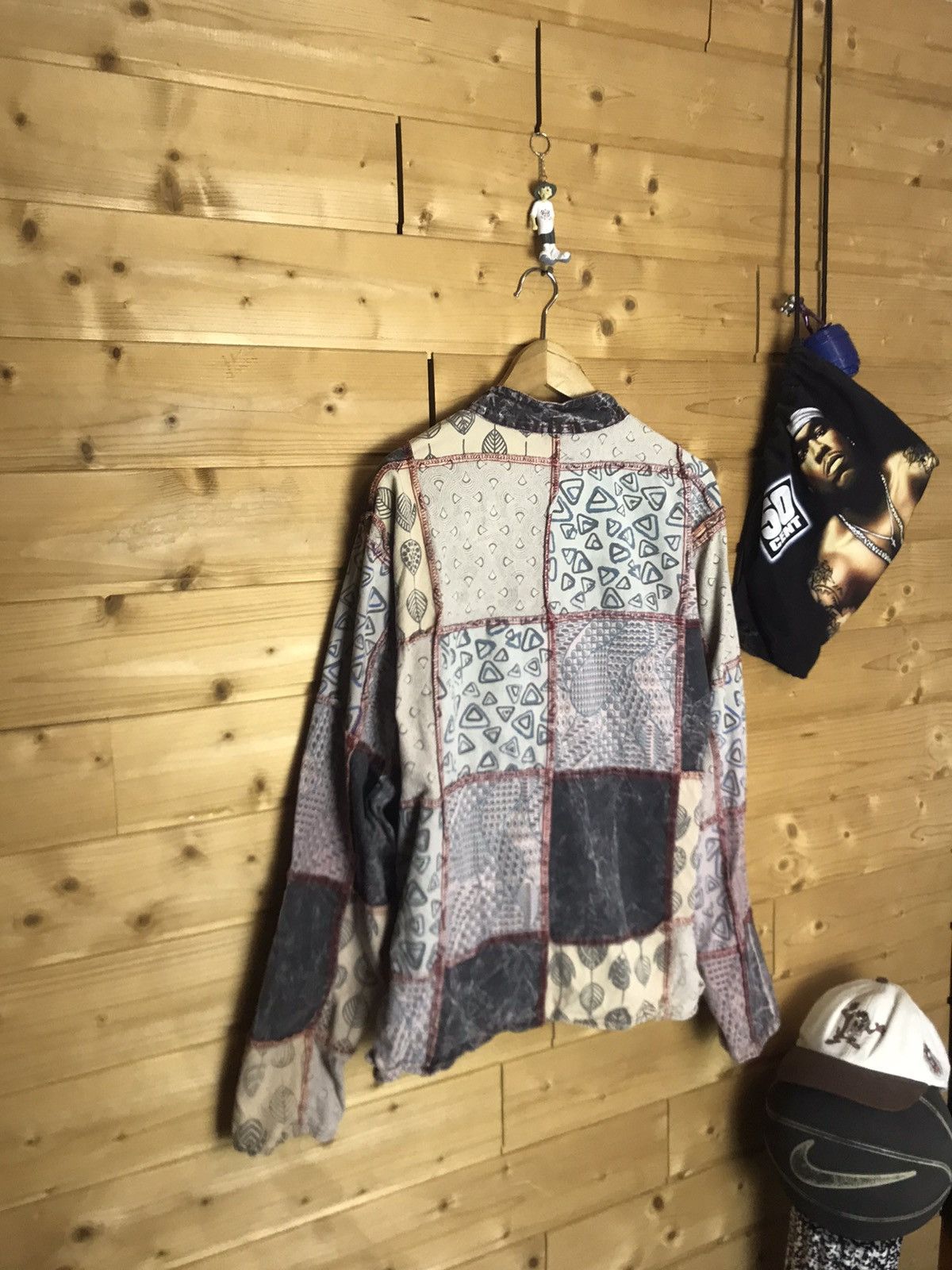 Vintage Vintage Little Kathmandu patchwork light jacket Size US L / EU 52-54 / 3 - 11 Thumbnail