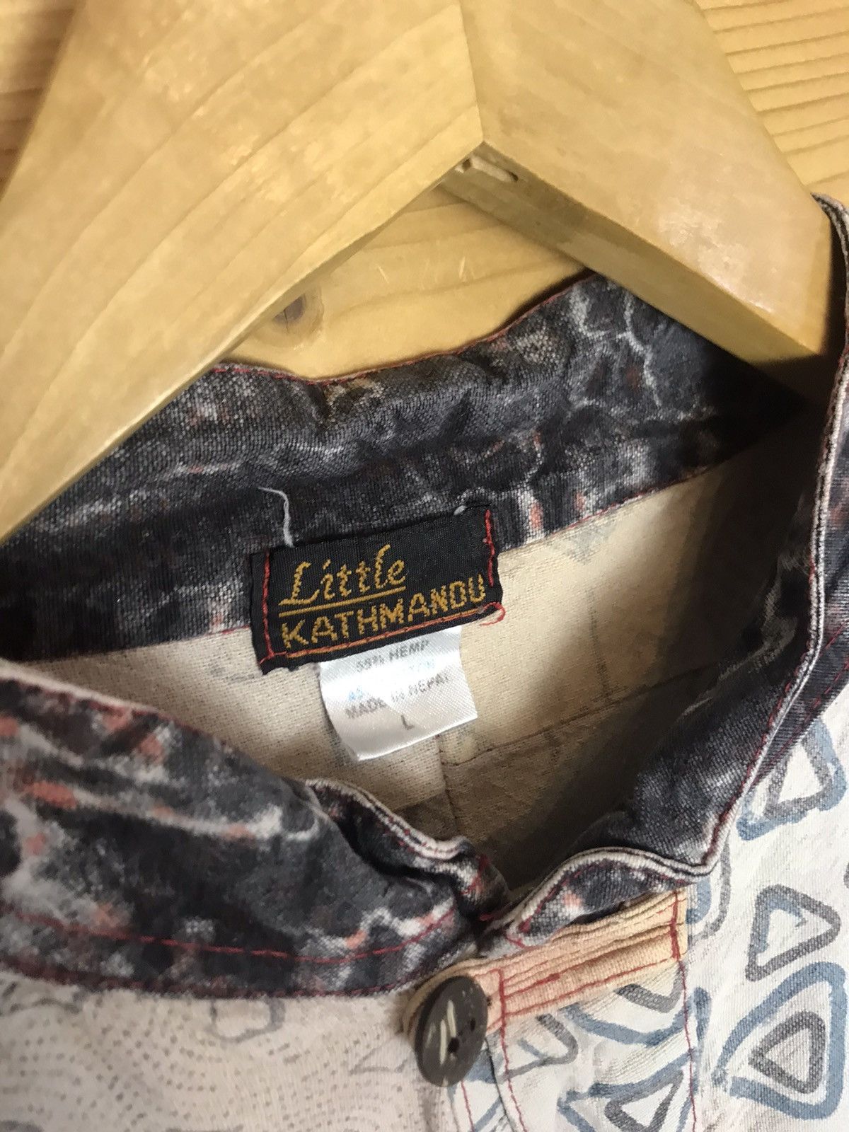Vintage Vintage Little Kathmandu patchwork light jacket Size US L / EU 52-54 / 3 - 6 Thumbnail