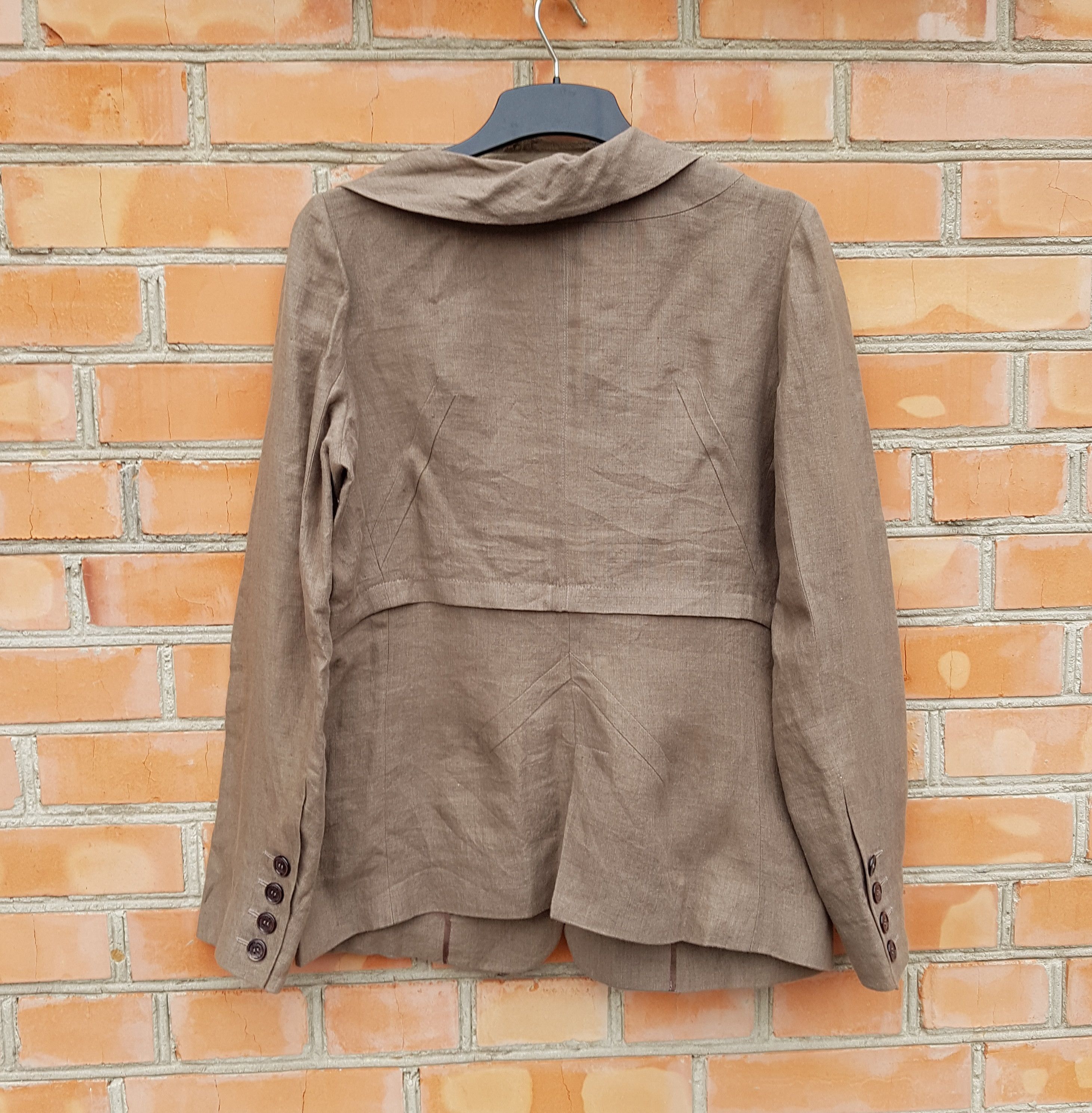 Sonia Rykiel Sonia Rykiel Paris Linen Blazer Jacket made in France Size M / US 6-8 / IT 42-44 - 3 Thumbnail