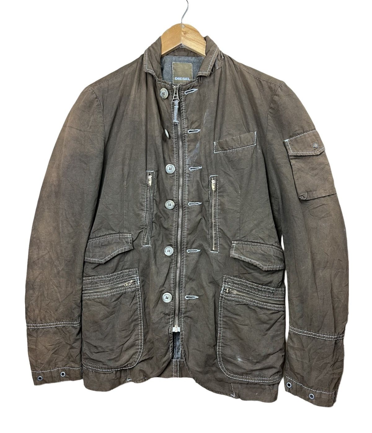 Diesel Sun faded diesel multipocket casual design Size US S / EU 44-46 / 1 - 1 Thumbnail