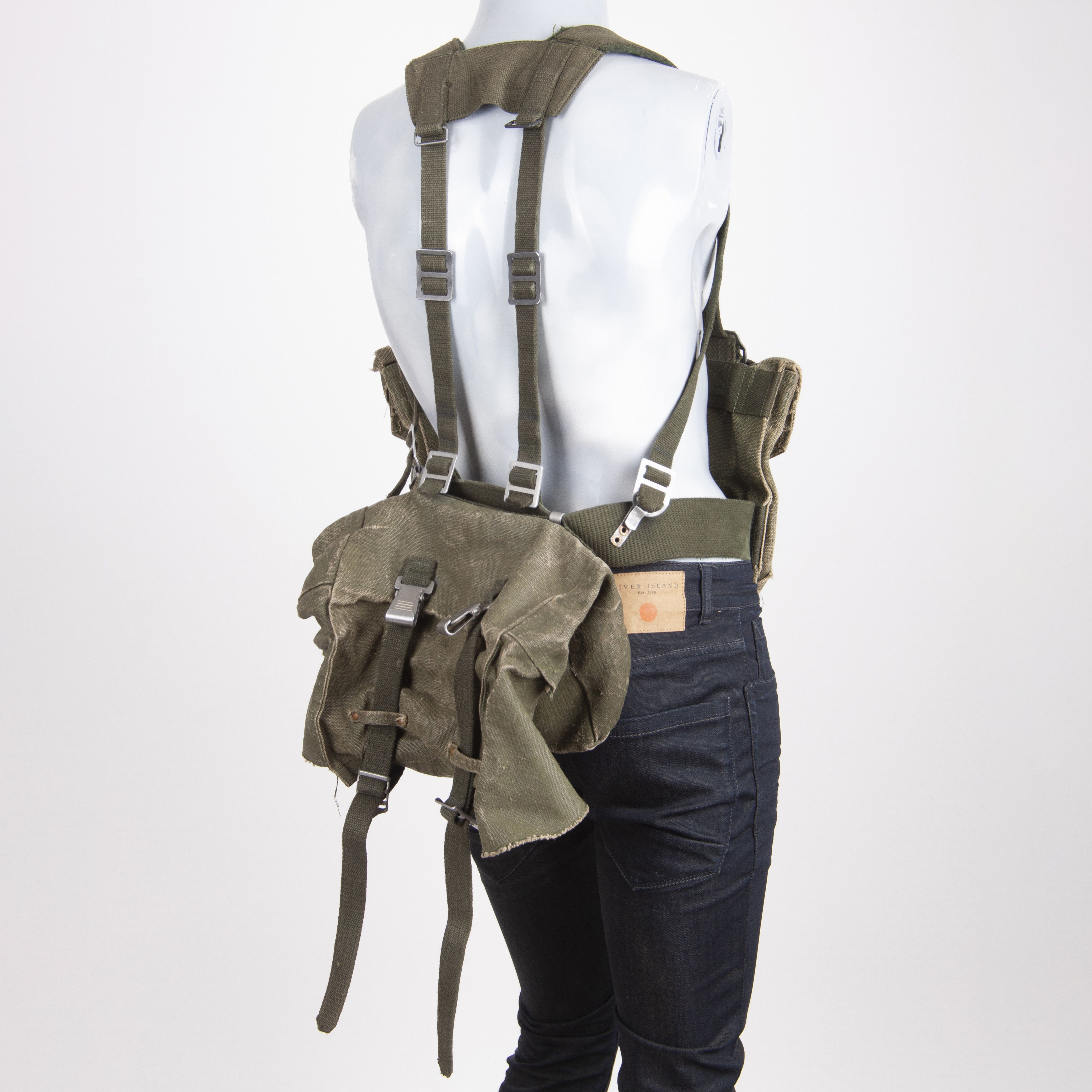 Japanese Brand × Vintage Vintage Military Vest Bag Tactical Pocket Strap Handmade Size US M / EU 48-50 / 2 - 4 Thumbnail