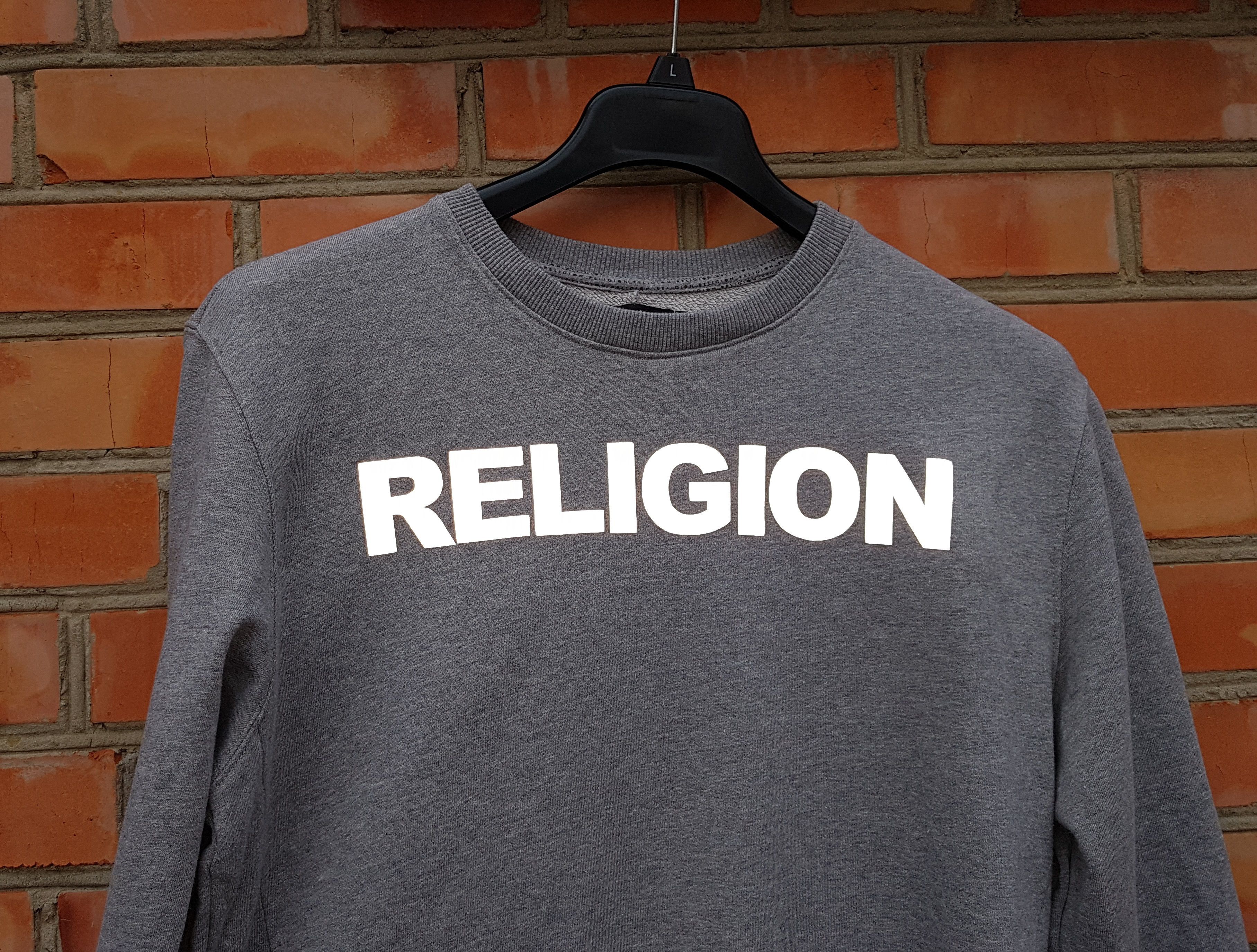 Other 3M Religion Reflective Logo Sweatshirt Pullover Size US XL / EU 56 / 4 - 2 Thumbnail