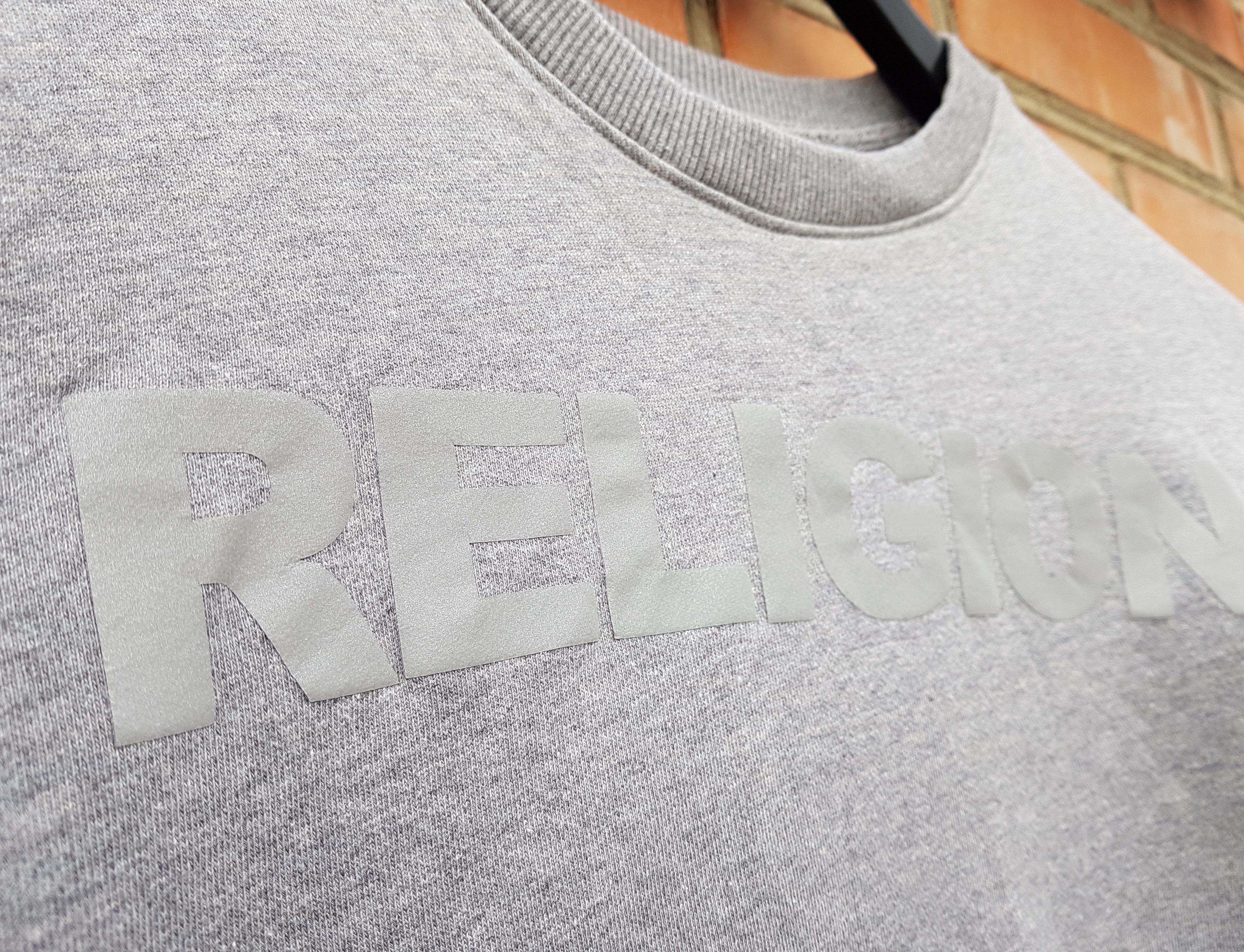 Other 3M Religion Reflective Logo Sweatshirt Pullover Size US XL / EU 56 / 4 - 4 Thumbnail