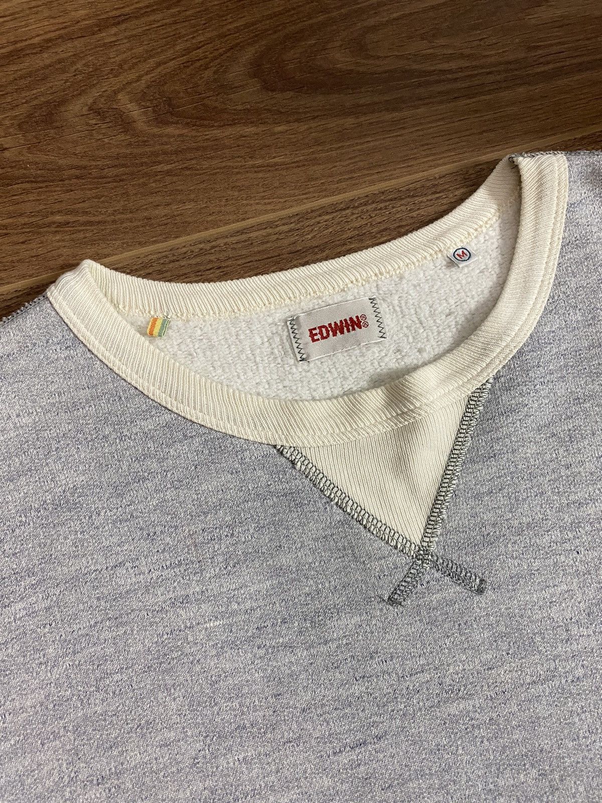 Edwin × Vintage Edwin Vintage Grey Cotton Sweatshirt Size US M / EU 48-50 / 2 - 5 Thumbnail