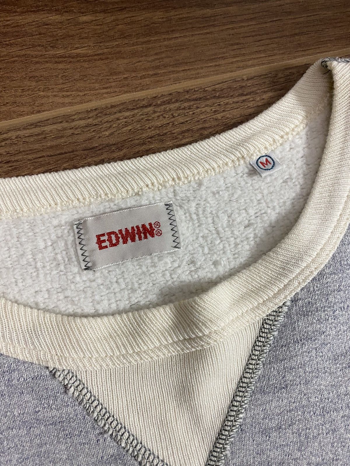 Edwin × Vintage Edwin Vintage Grey Cotton Sweatshirt Size US M / EU 48-50 / 2 - 6 Thumbnail