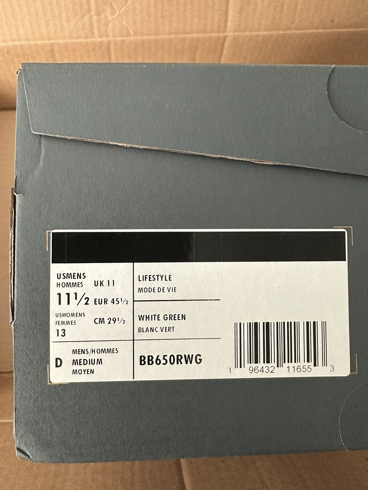 New Balance New Balance 650 Size US 11.5 / EU 44-45 - 8 Thumbnail