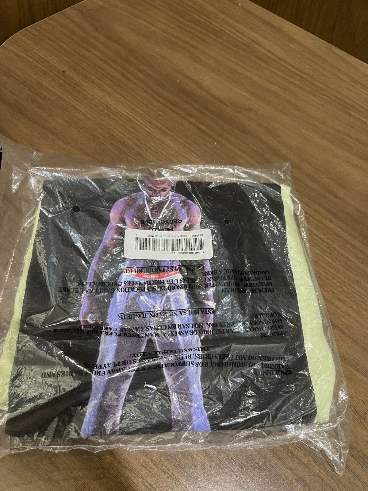SUPREME TUPAC HOLOGRAM TEE