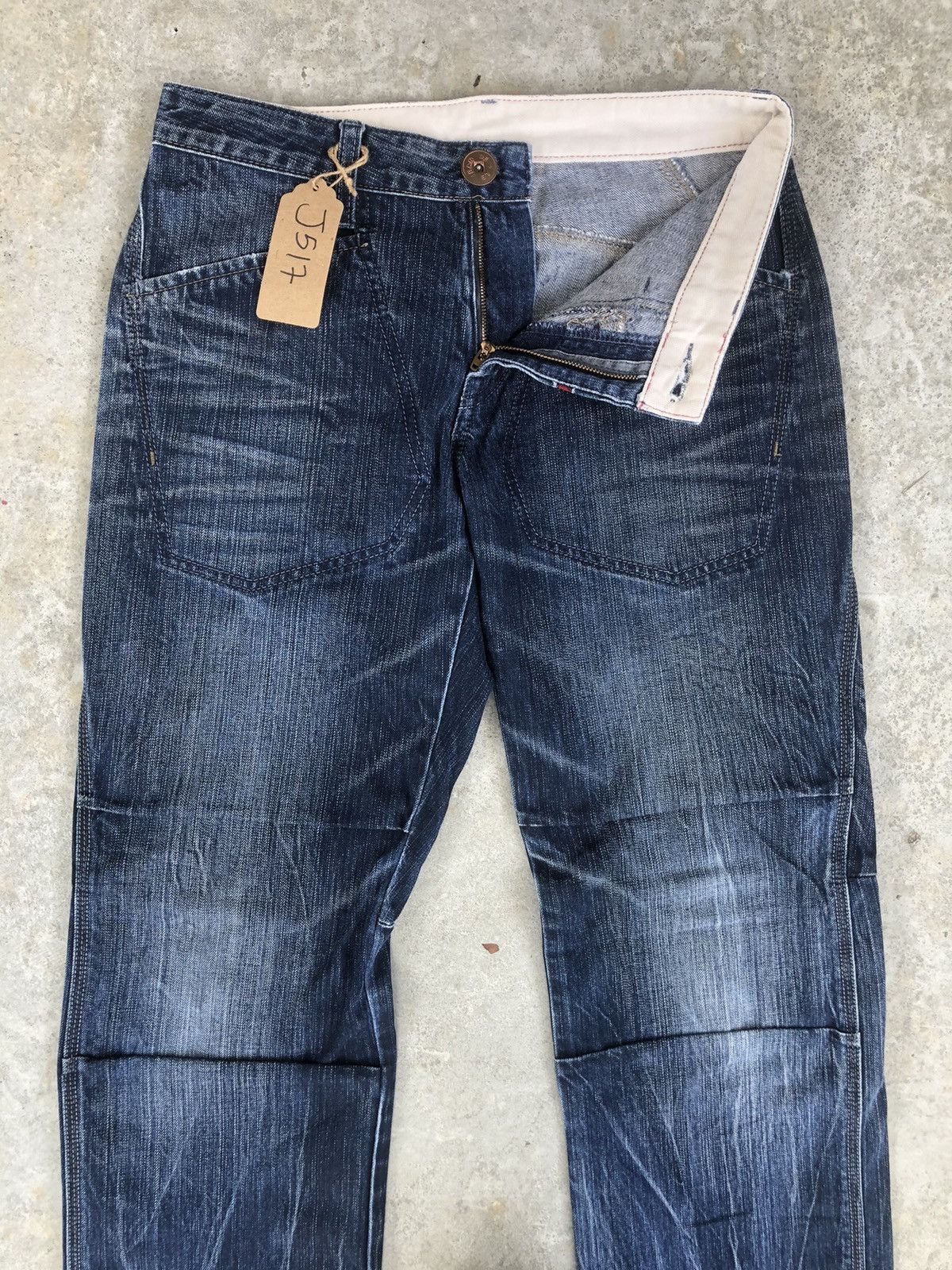 Marithe + Francois Girbaud Marithe Francois Girbaud Distressed Jeans Size US 31 - 3 Thumbnail