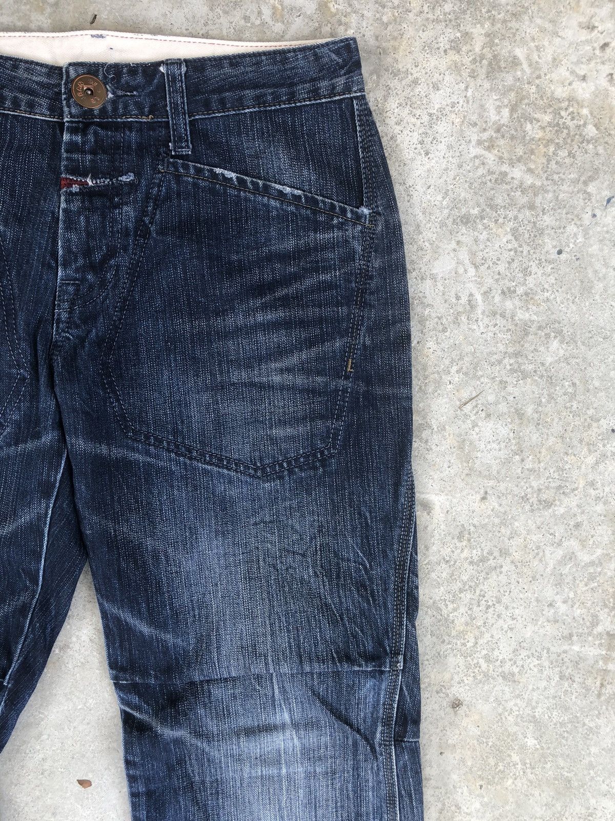 Marithe + Francois Girbaud Marithe Francois Girbaud Distressed Jeans Size US 31 - 5 Thumbnail