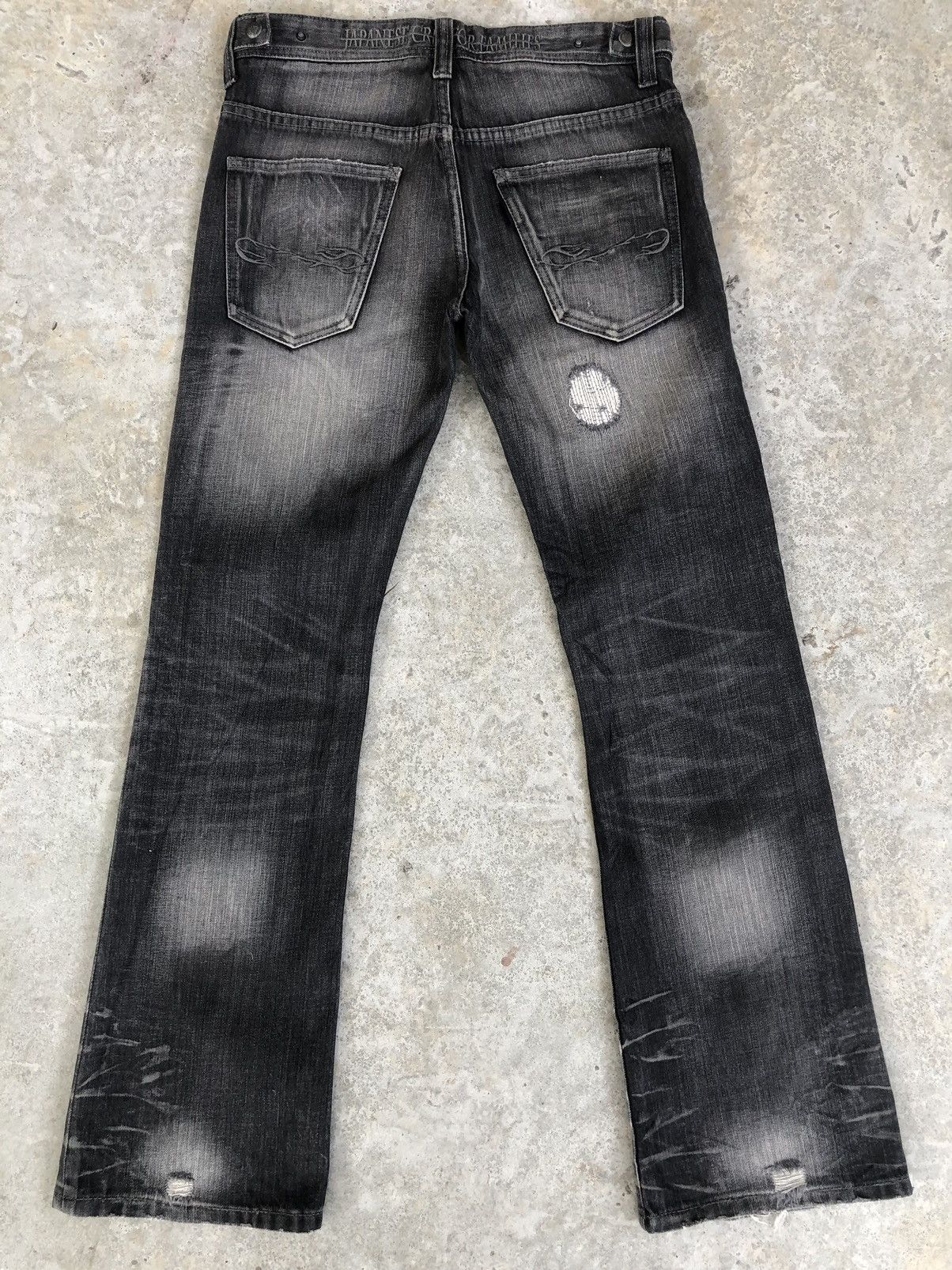 Japanese Brand Of The Neige Flared Jeans Distressed Jeans Denim Size US 32 / EU 48 - 2 Thumbnail