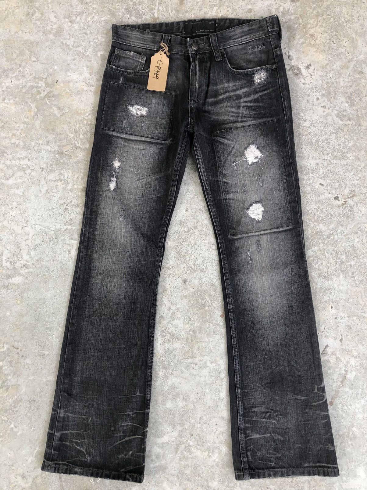 Japanese Brand Of The Neige Flared Jeans Distressed Jeans Denim Size US 32 / EU 48 - 1 Thumbnail