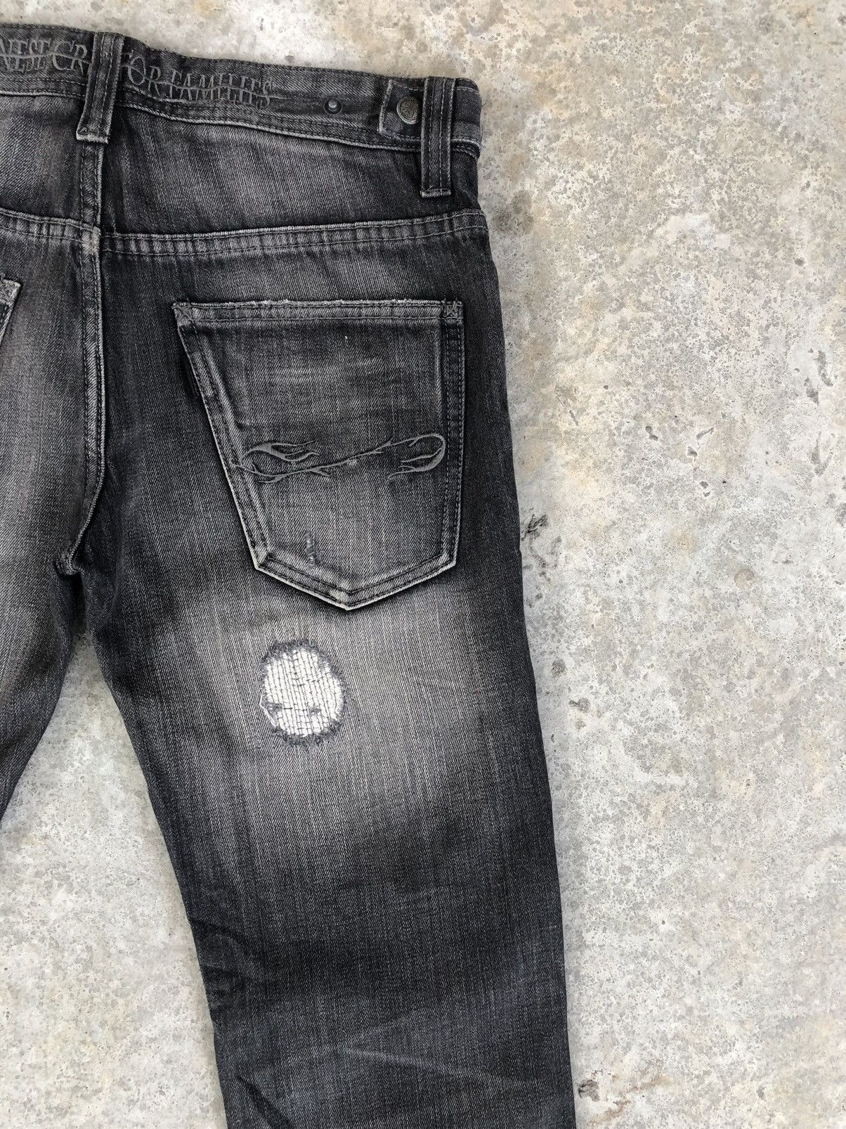 Japanese Brand Of The Neige Flared Jeans Distressed Jeans Denim Size US 32 / EU 48 - 10 Thumbnail