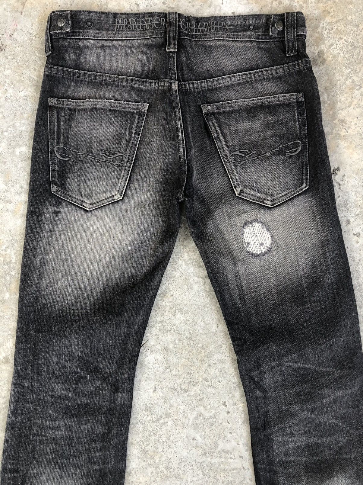 Japanese Brand Of The Neige Flared Jeans Distressed Jeans Denim Size US 32 / EU 48 - 8 Thumbnail
