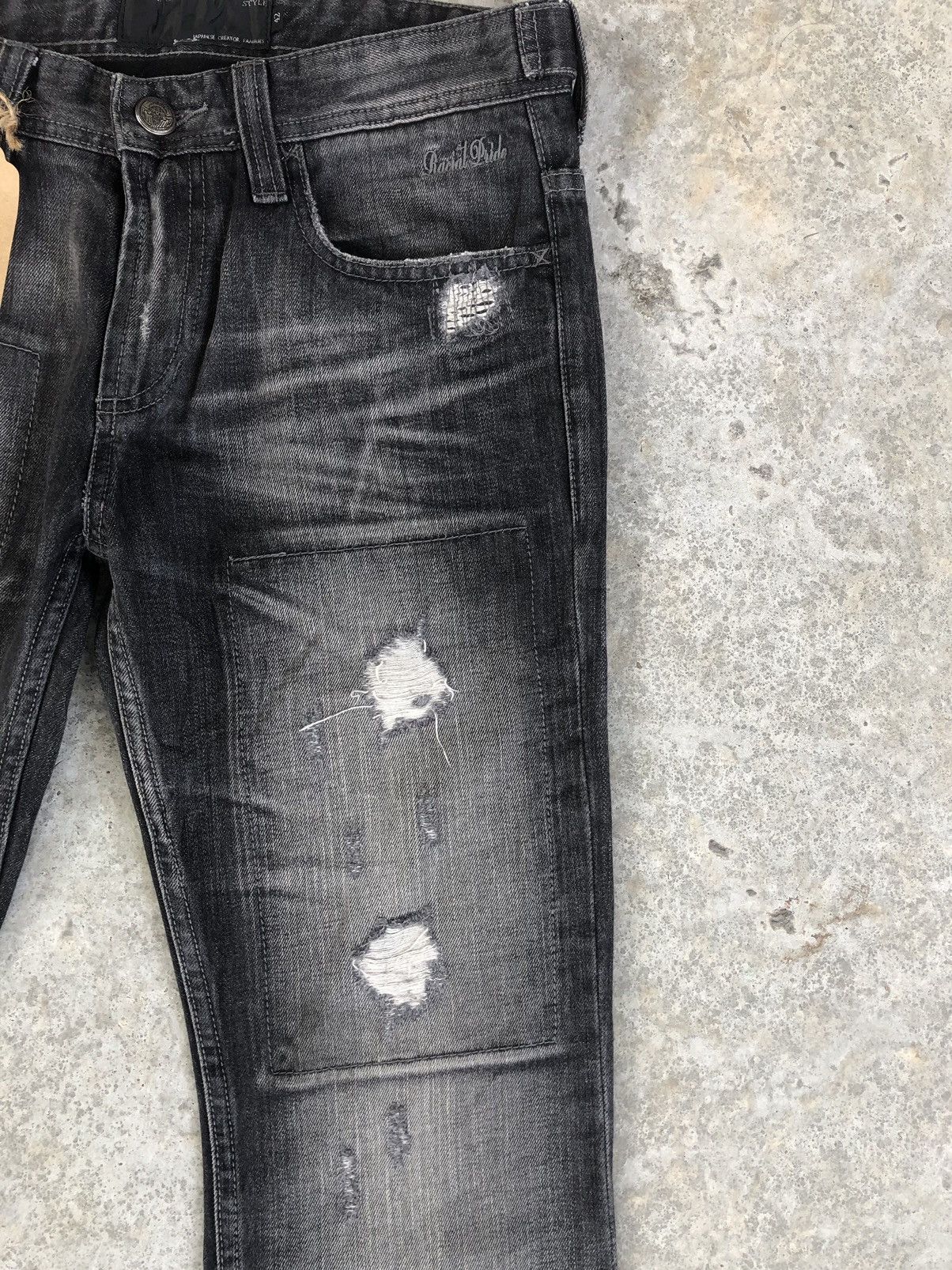 Japanese Brand Of The Neige Flared Jeans Distressed Jeans Denim Size US 32 / EU 48 - 5 Thumbnail