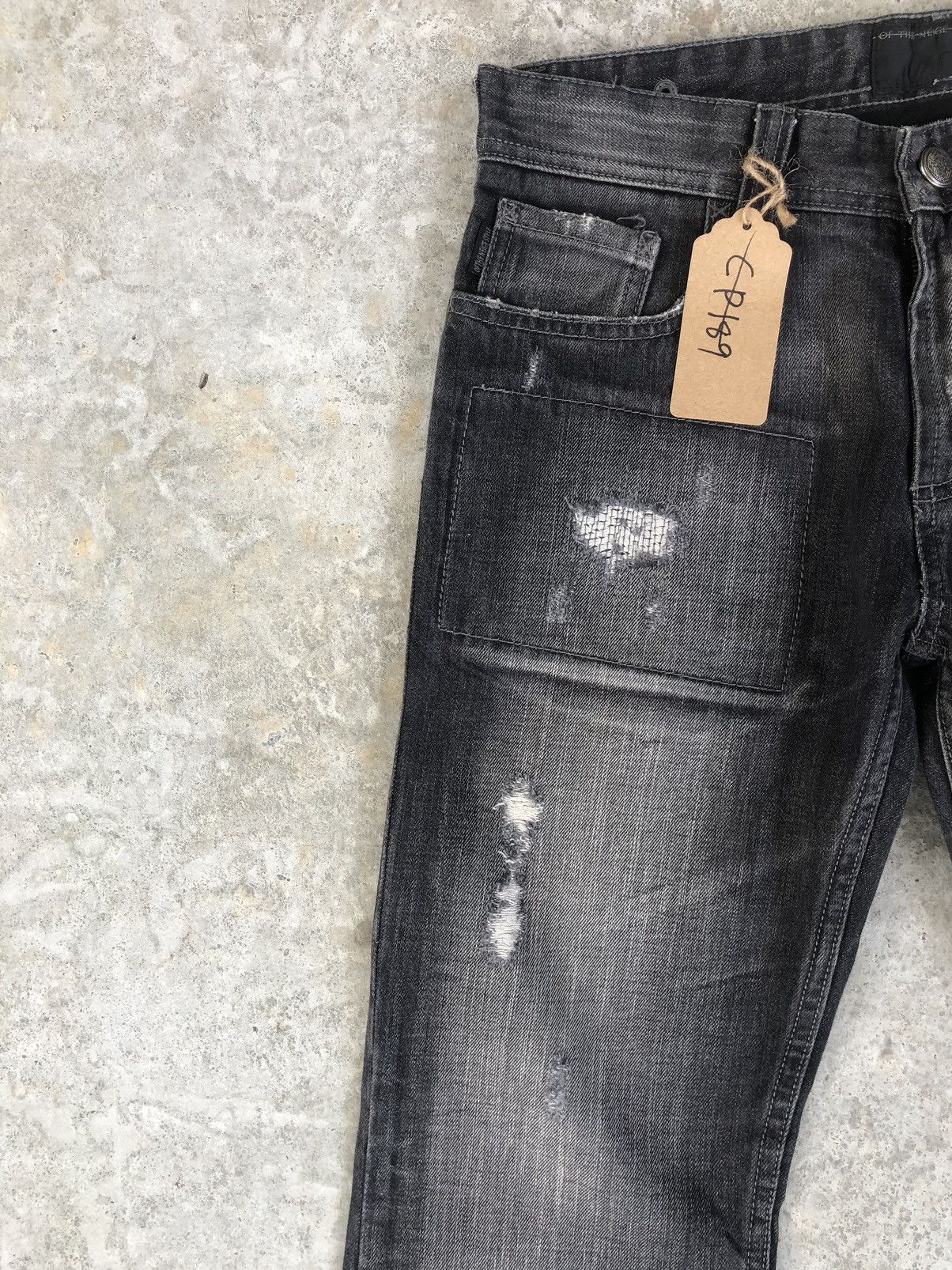 Japanese Brand Of The Neige Flared Jeans Distressed Jeans Denim Size US 32 / EU 48 - 4 Thumbnail