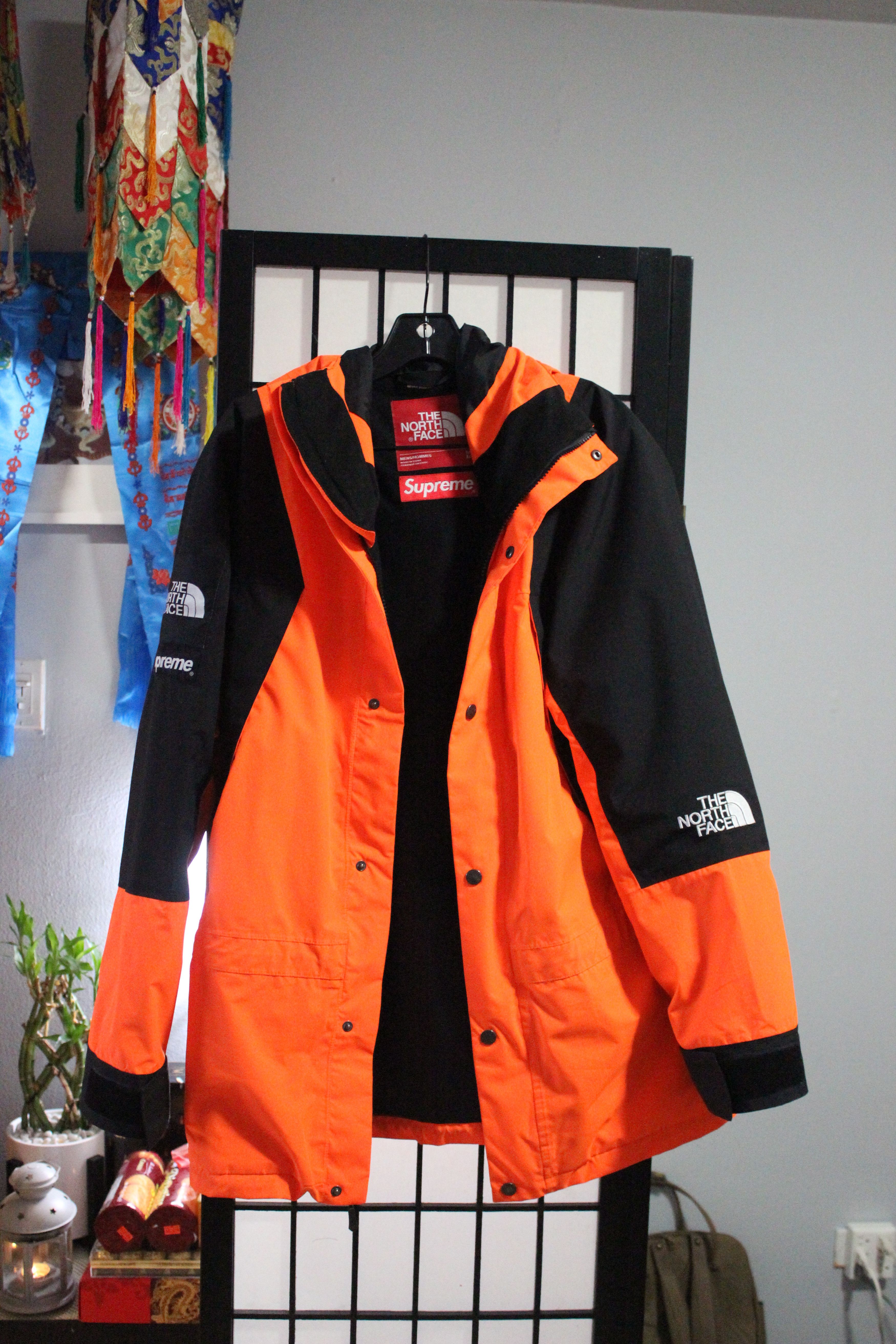 Supreme The North Face Mountain Light Jacket Orange Men's - FW16 - US