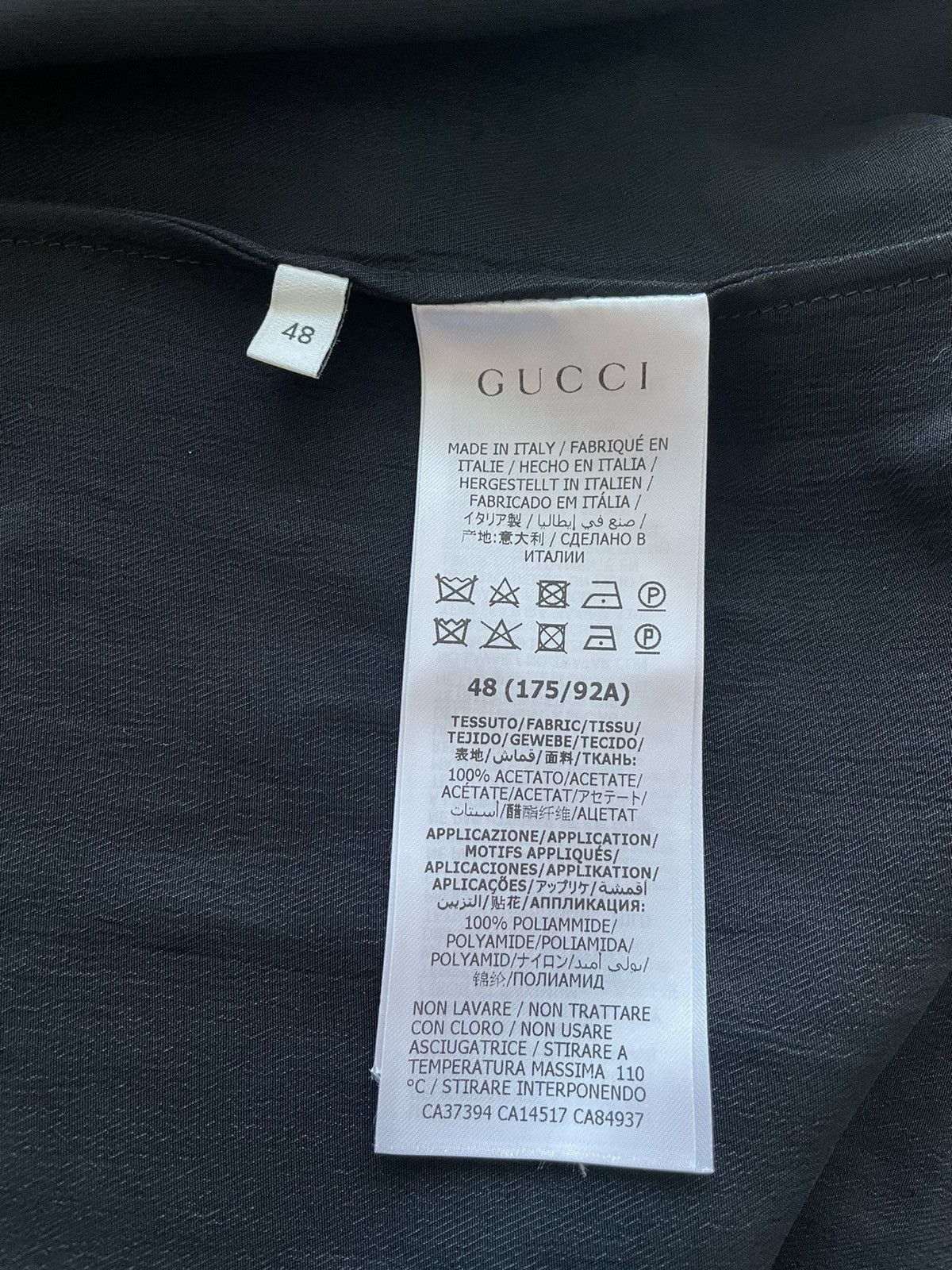 Gucci Limited Edition Rare Runway GG Logo Japanese Acetate Shirt Size US L / EU 52-54 / 3 - 8 Thumbnail