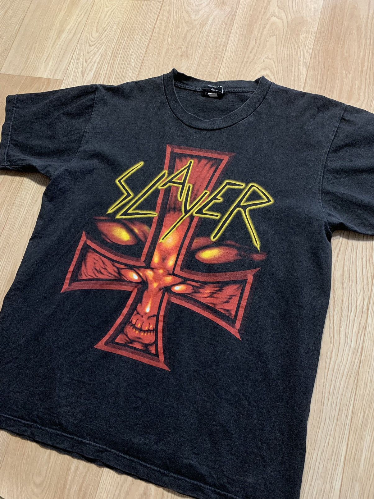 Band Tees Vintage Slayer Trash Metal Band T-Shirt Size US L / EU 52-54 / 3 - 2 Thumbnail
