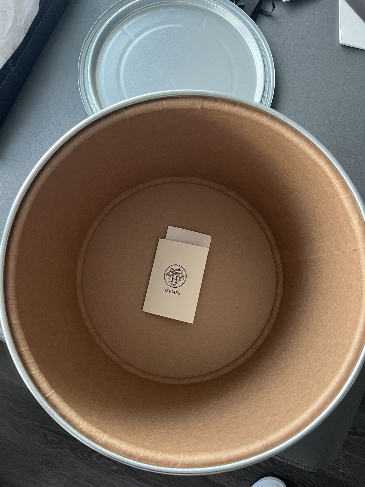 Hermes Brand New Hermes Logo Storage Saddle Box Size ONE SIZE - 4 Thumbnail
