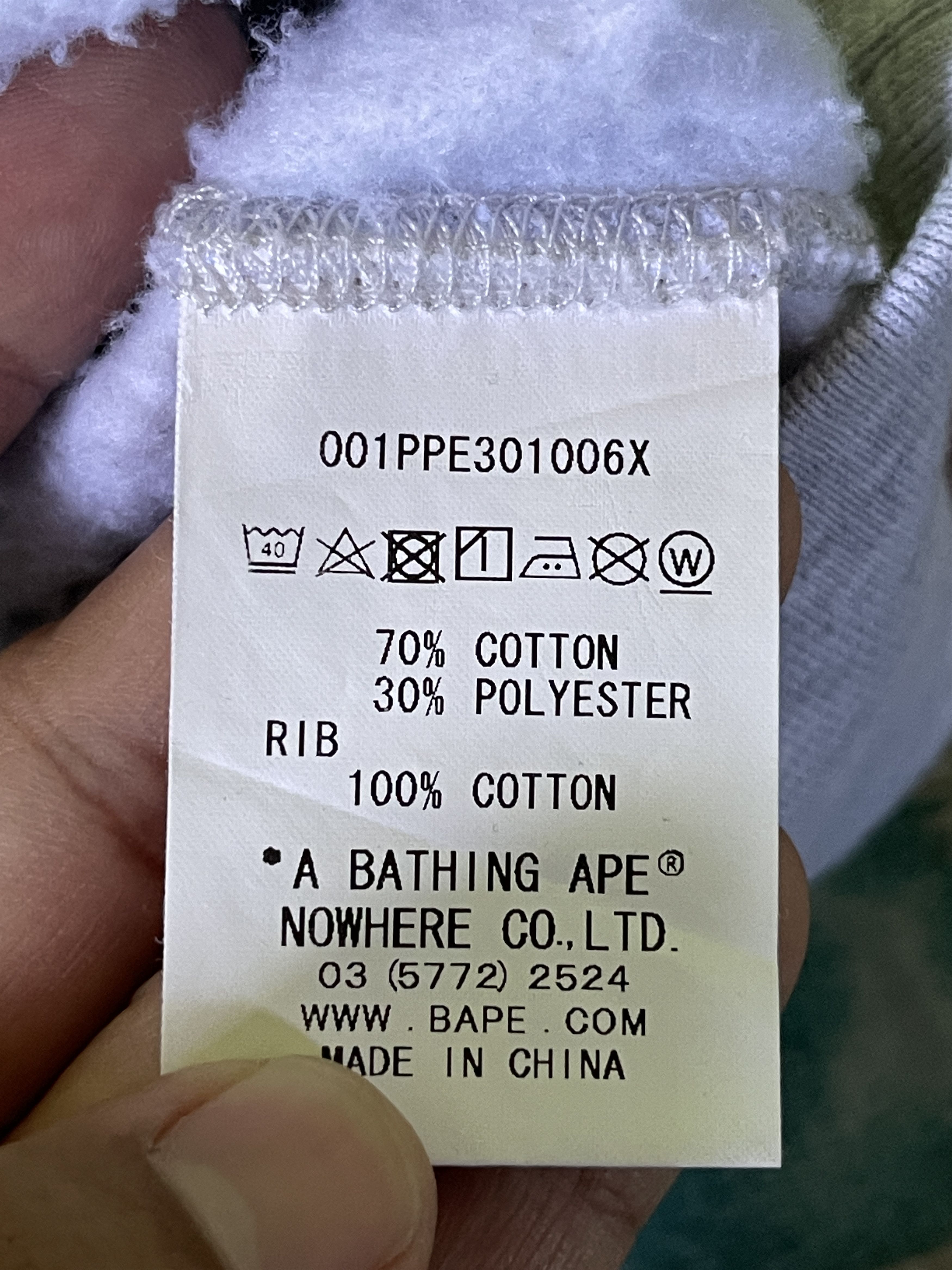 Bape Bape 93 Pullover Hoodie Size US XL / EU 56 / 4 - 10 Thumbnail