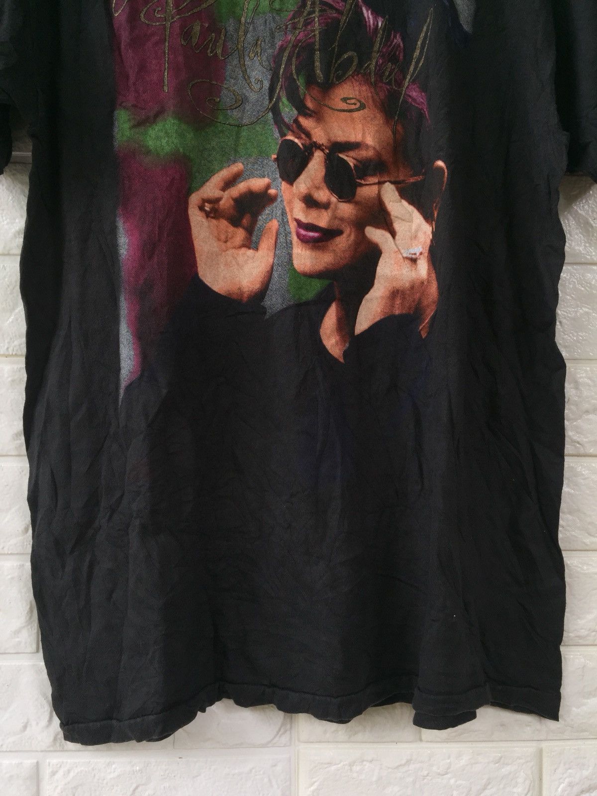 Band Tees × Vintage VINTAGE PAULA ABDUL UNDER MY SPELL TOUR 92s TSHIRT Size US M / EU 48-50 / 2 - 4 Thumbnail