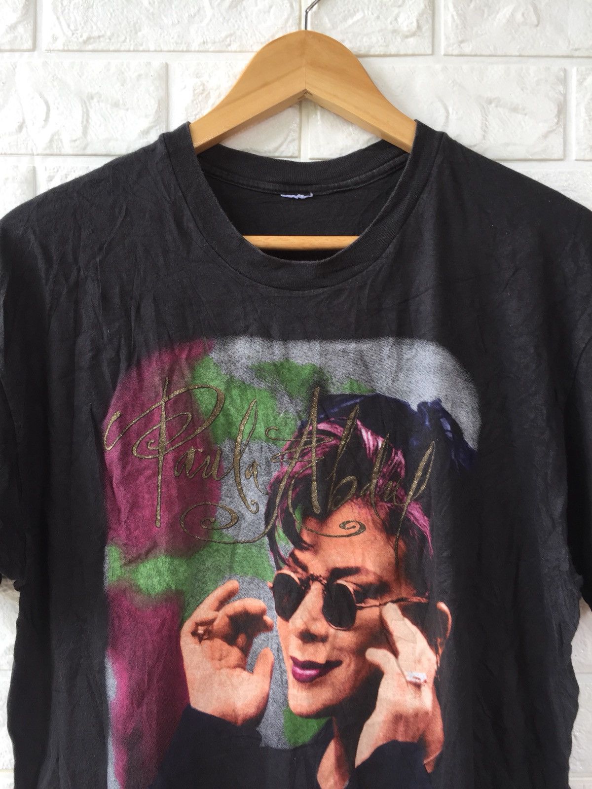 Band Tees × Vintage VINTAGE PAULA ABDUL UNDER MY SPELL TOUR 92s TSHIRT Size US M / EU 48-50 / 2 - 3 Thumbnail
