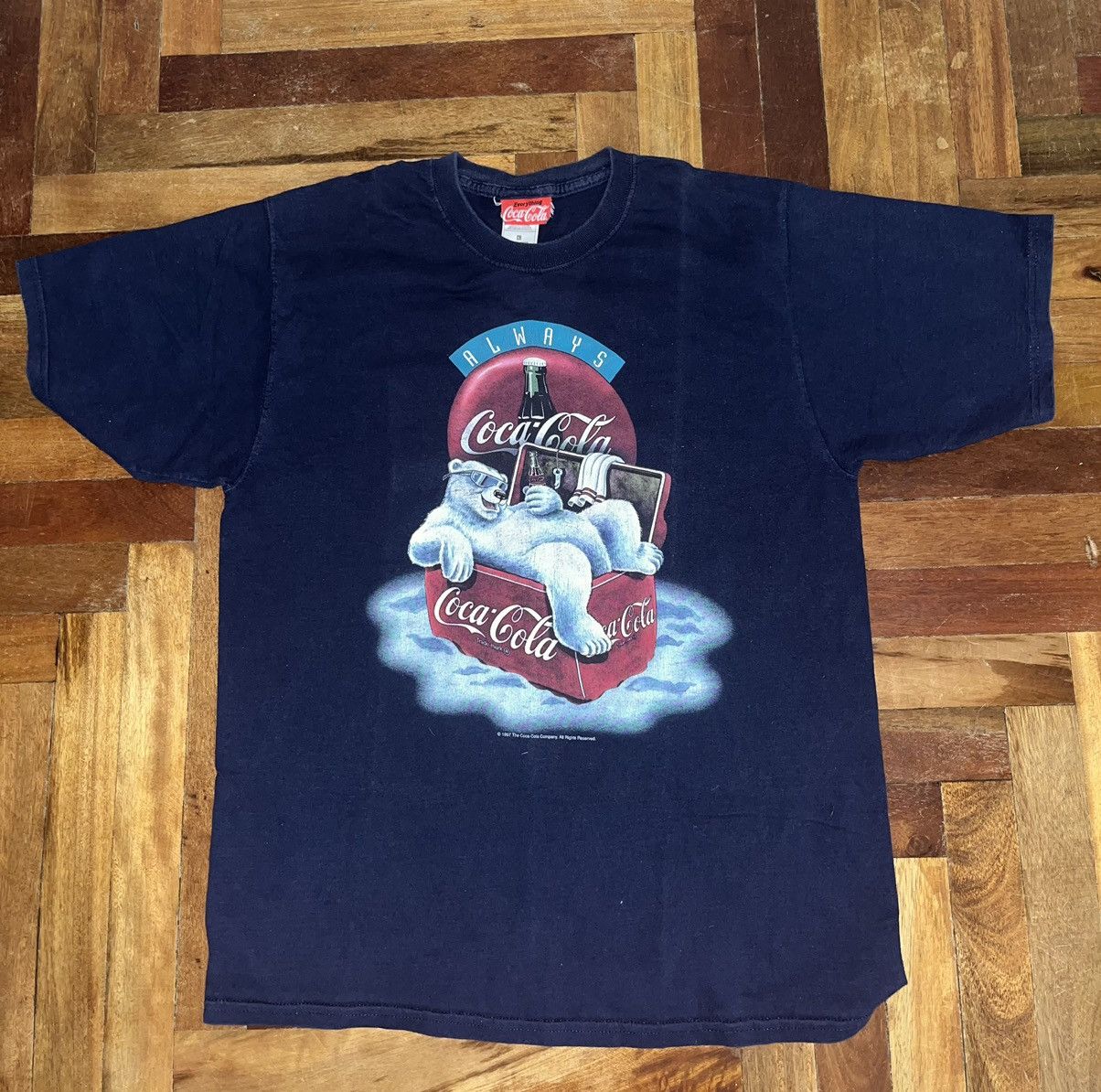 Coca Cola × Other × Vintage Coca Cola Polar Bear Vintage 1997 T Shirt Size US L / EU 52-54 / 3 - 1 Thumbnail