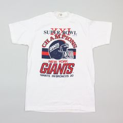 Vintage 80s New York Giants Champions 1987 T-Shirt Medium NFL Super Bowl  50/50