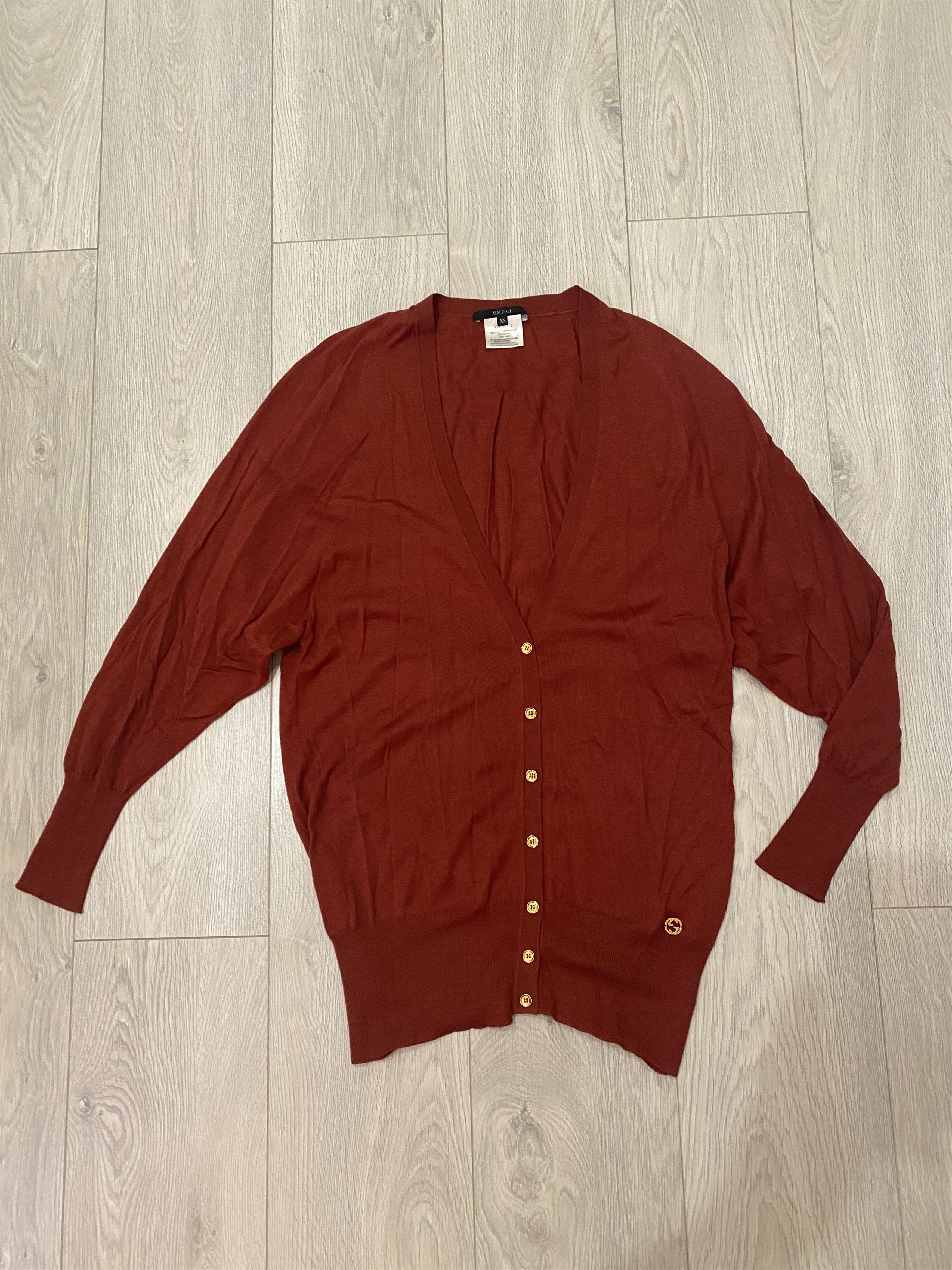 Gucci Gucci Silk Cashmere Cardigan Size Xs Size XS / US 0-2 / IT 36-38 - 1 Thumbnail