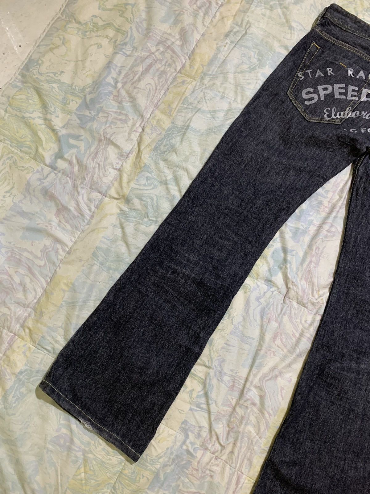 Japanese Brand 🔥Fye🔥’’speed works’’ Nicole club for men flare jeans Size US 33 - 14 Thumbnail