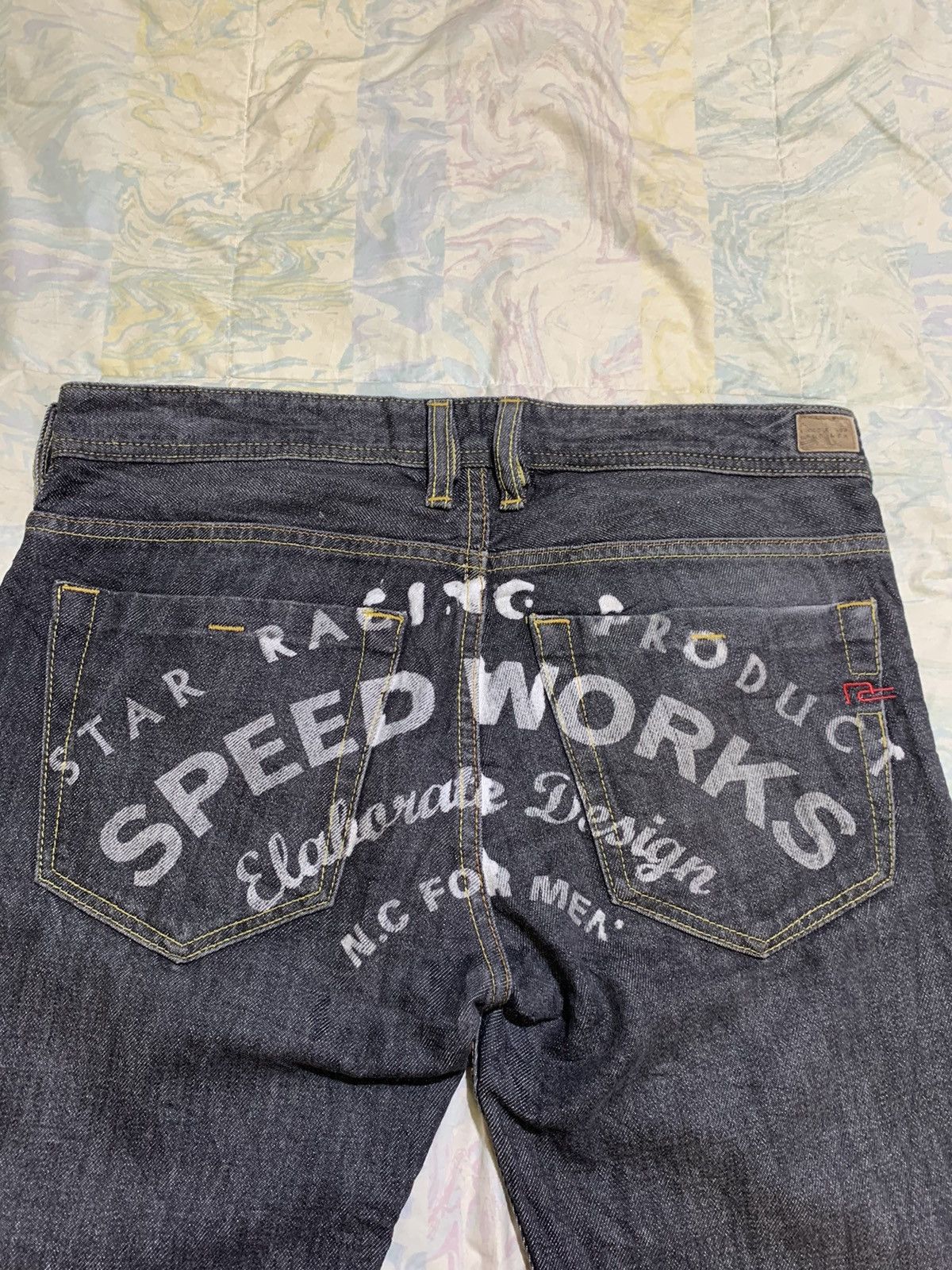 Japanese Brand 🔥Fye🔥’’speed works’’ Nicole club for men flare jeans Size US 33 - 15 Thumbnail