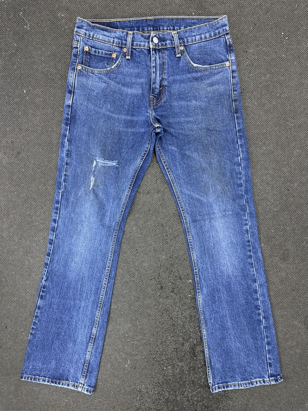 image of Levis x Vintage Levi's 527 Distressed Flare Jeans - J748 in Blue, Men's (Size 32)