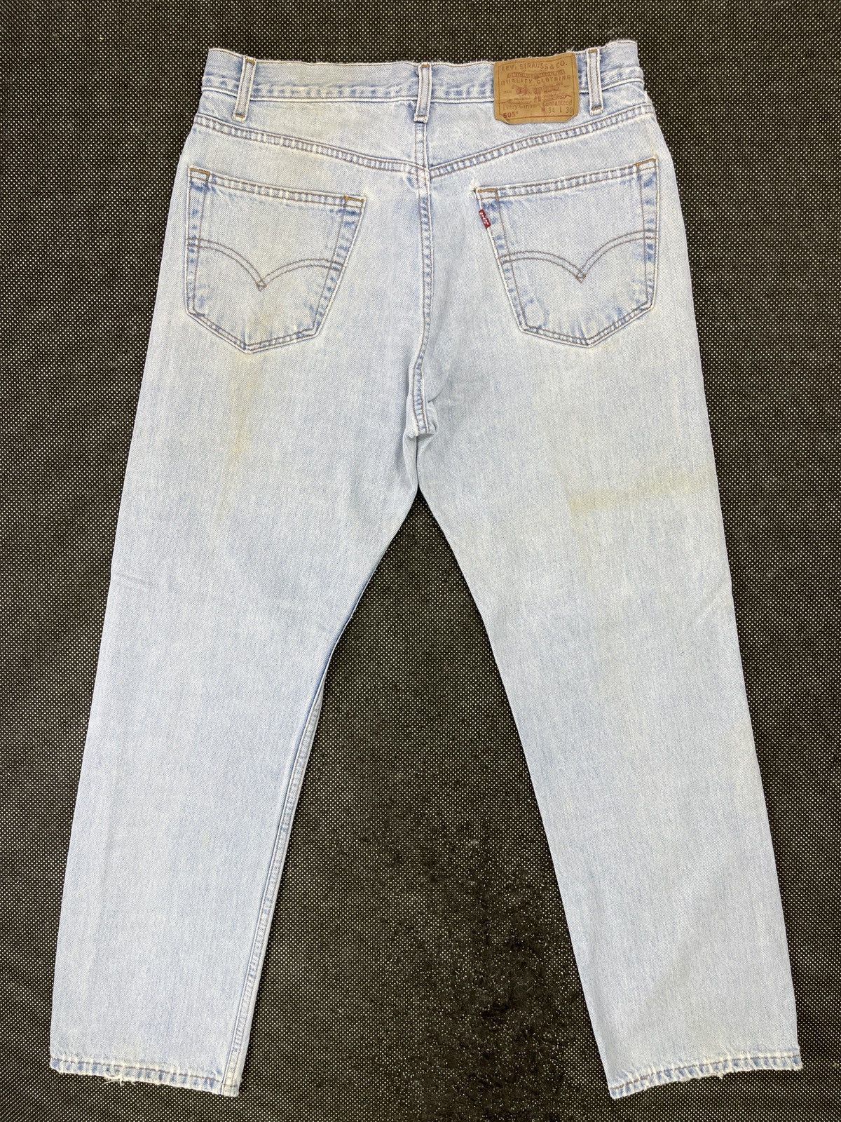 Levi's 90s Vintage Levis 505 Light Wash Jeans - J544 Size US 34 / EU 50 - 2 Thumbnail