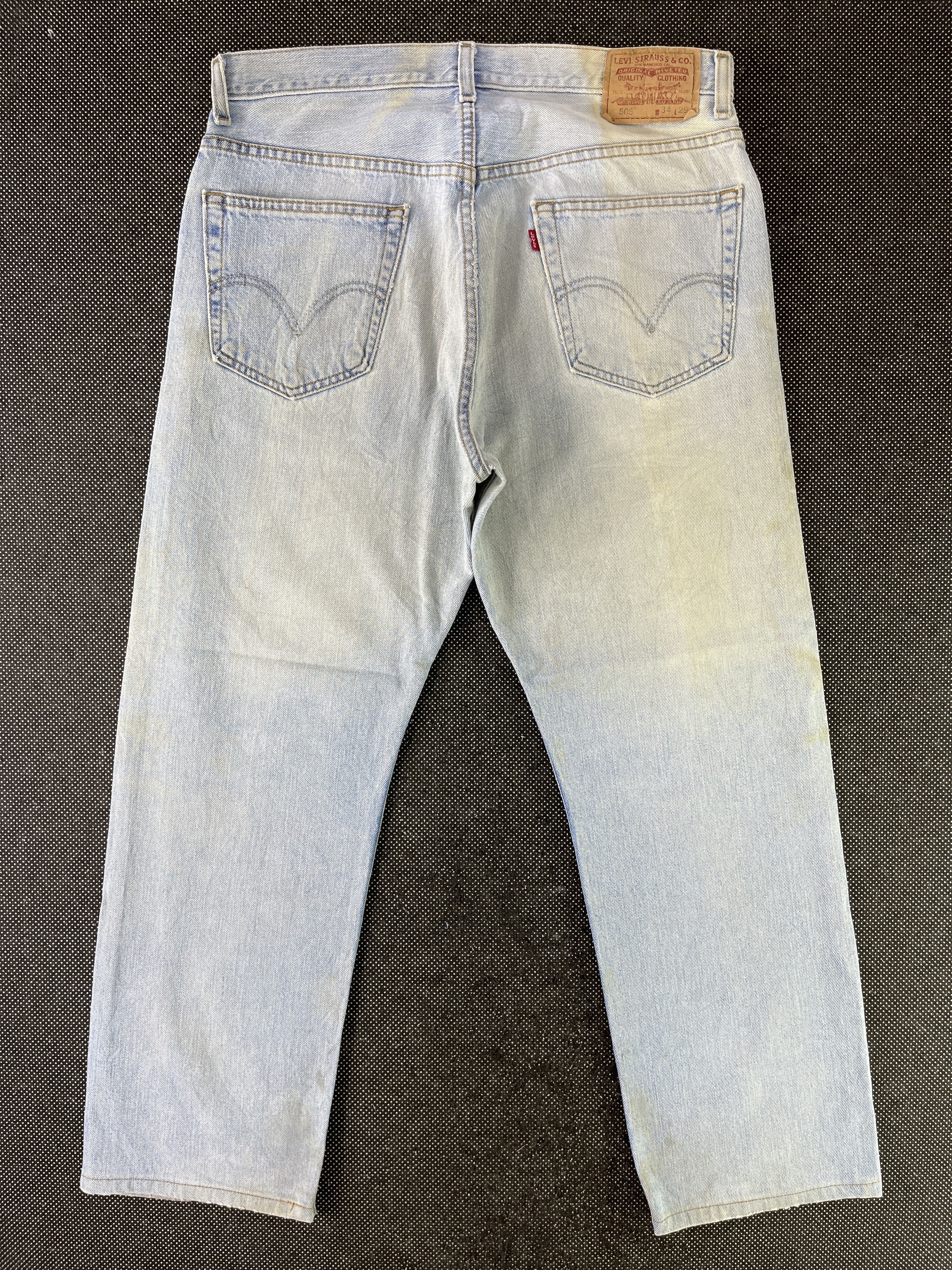 Levi's Vintage Levis 505 Dirty Wash Jeans- J324 Size US 36 / EU 52 - 2 Thumbnail